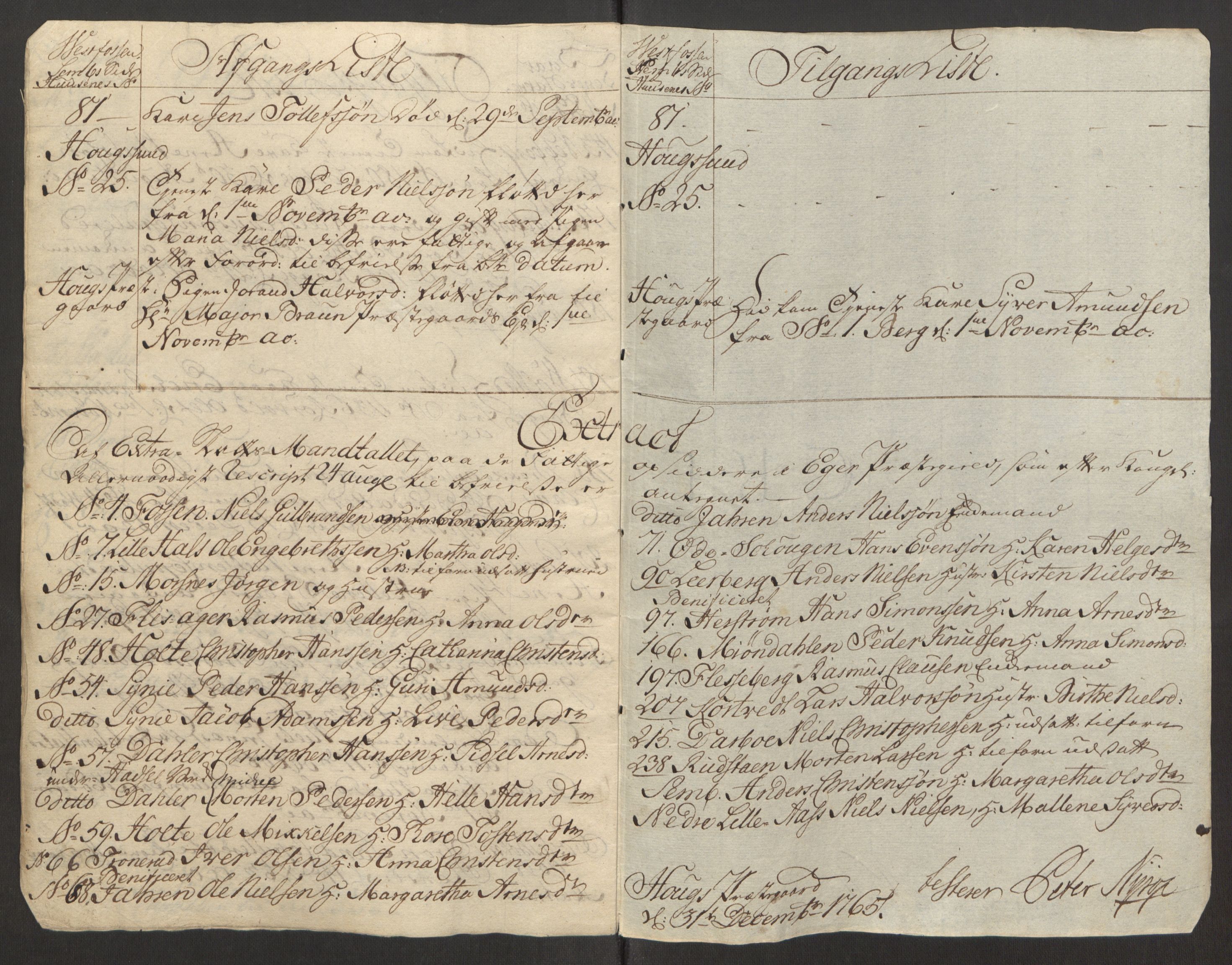 Rentekammeret inntil 1814, Reviderte regnskaper, Fogderegnskap, RA/EA-4092/R31/L1834: Ekstraskatten Hurum, Røyken, Eiker, Lier og Buskerud, 1765, s. 427