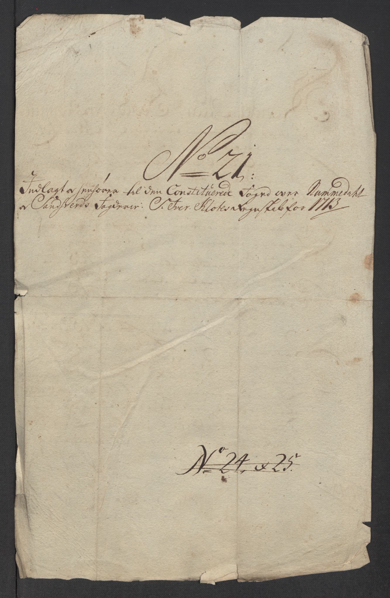 Rentekammeret inntil 1814, Reviderte regnskaper, Fogderegnskap, RA/EA-4092/R24/L1588: Fogderegnskap Numedal og Sandsvær, 1713, s. 380