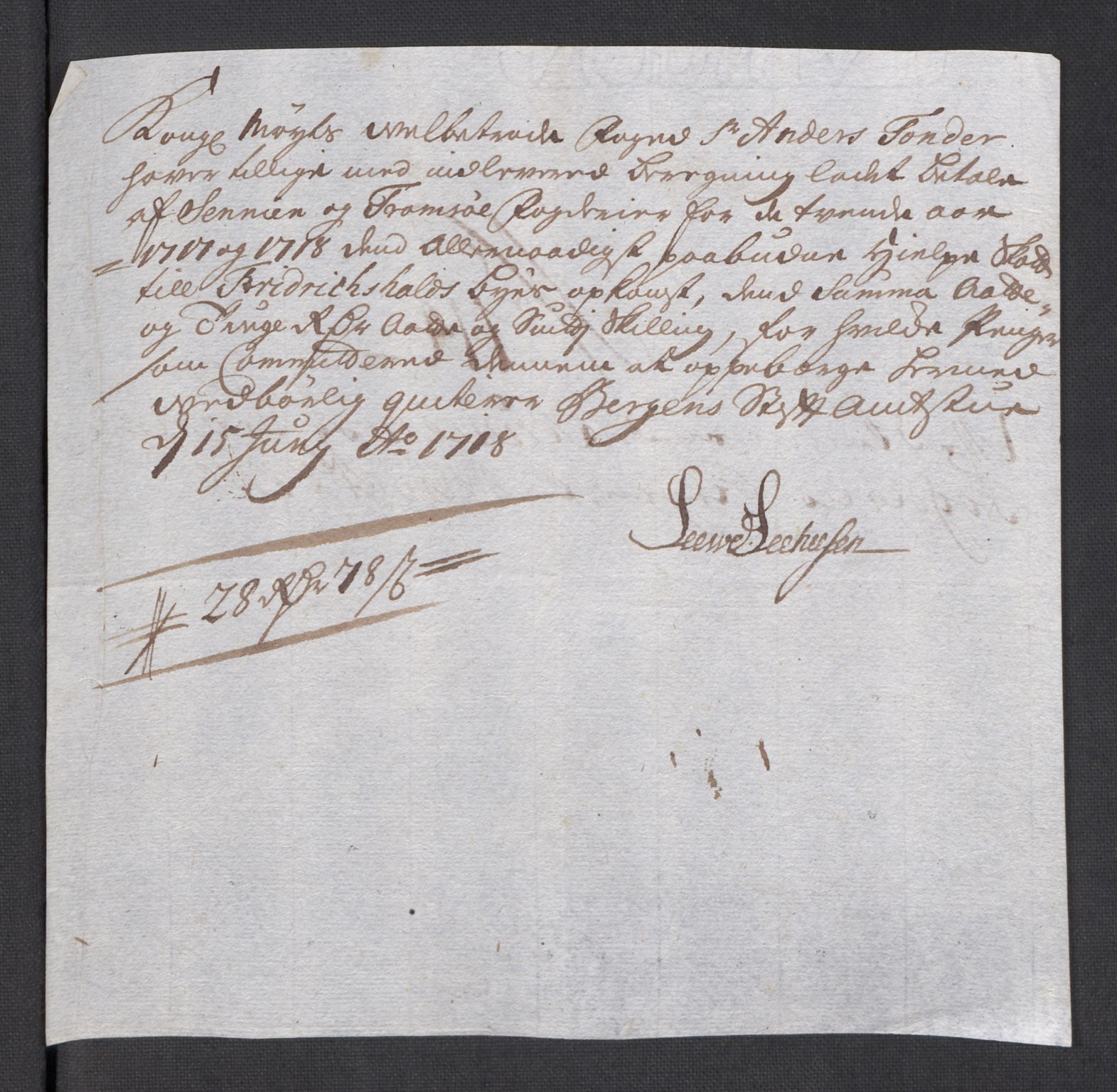 Rentekammeret inntil 1814, Reviderte regnskaper, Fogderegnskap, AV/RA-EA-4092/R68/L4764: Fogderegnskap Senja og Troms, 1718, s. 452