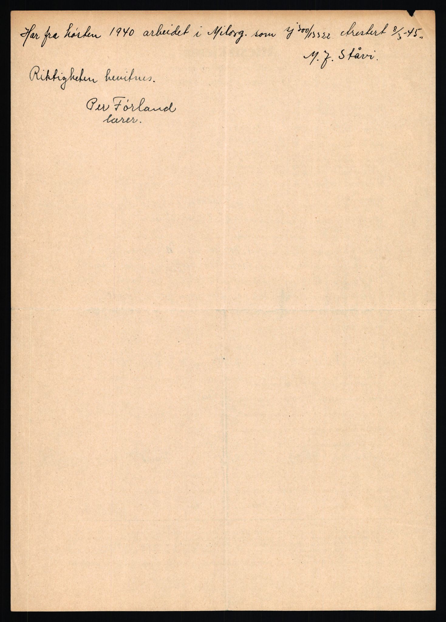 Forsvaret, Jegerkorpset - Akershus infantriregiment nr. 4, AV/RA-RAFA-2947/D/Dd/L0056: DELTAKERMEDALJEN 2. VERDENSKRIG BOKS 4 N-Ø, 1945-1950, s. 374