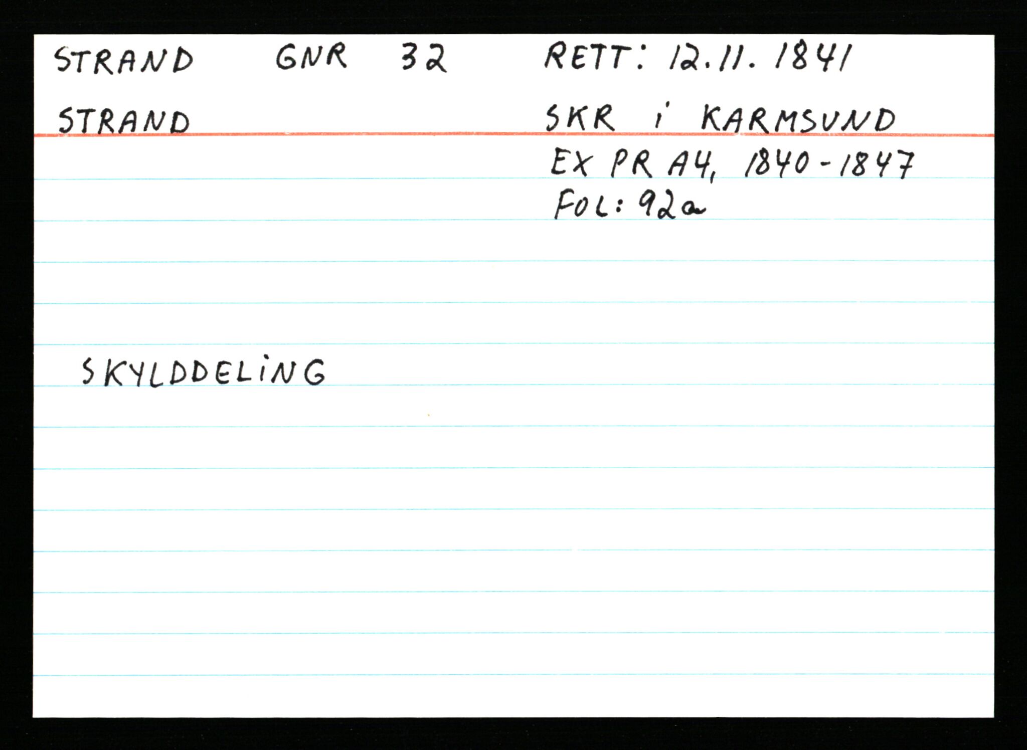 Statsarkivet i Stavanger, AV/SAST-A-101971/03/Y/Ym/L0056: Åstedskort sortert etter gårdsnavn: Stokkeland - Sund, 1600-1950, s. 327