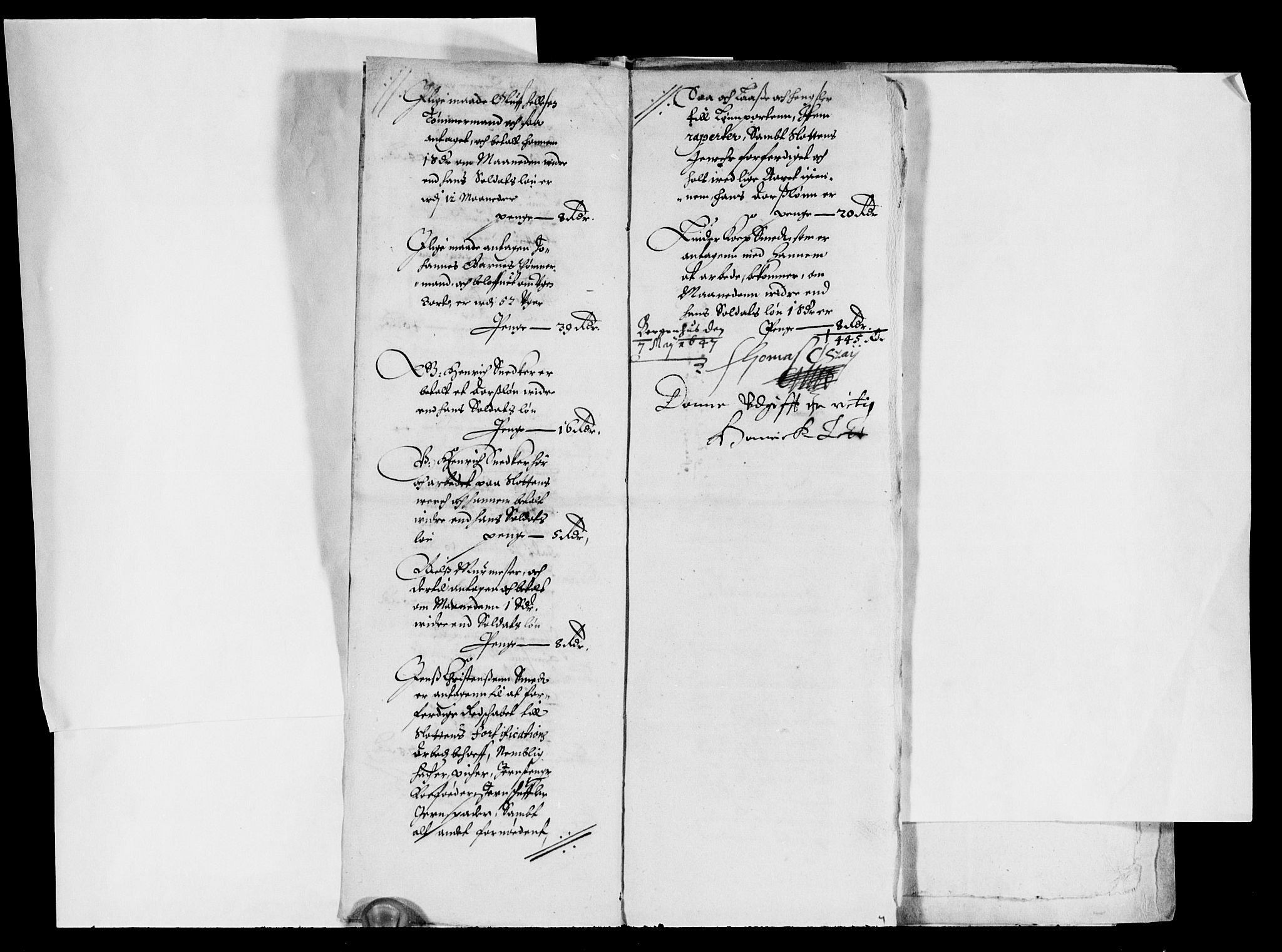 Rentekammeret inntil 1814, Reviderte regnskaper, Lensregnskaper, AV/RA-EA-5023/R/Rb/Rbt/L0108: Bergenhus len, 1641-1648