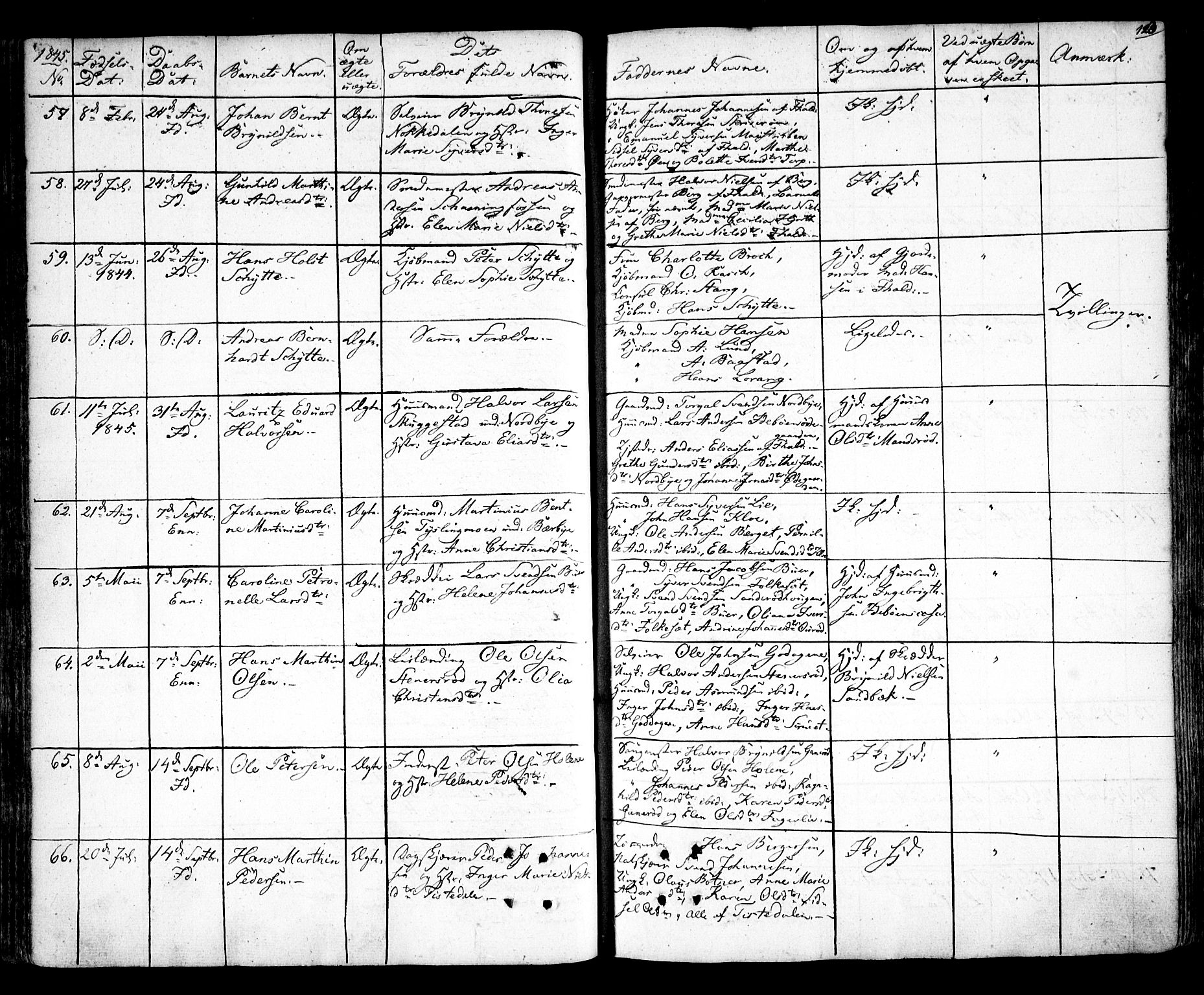 Idd prestekontor Kirkebøker, SAO/A-10911/F/Fc/L0003: Ministerialbok nr. III 3, 1832-1847, s. 123