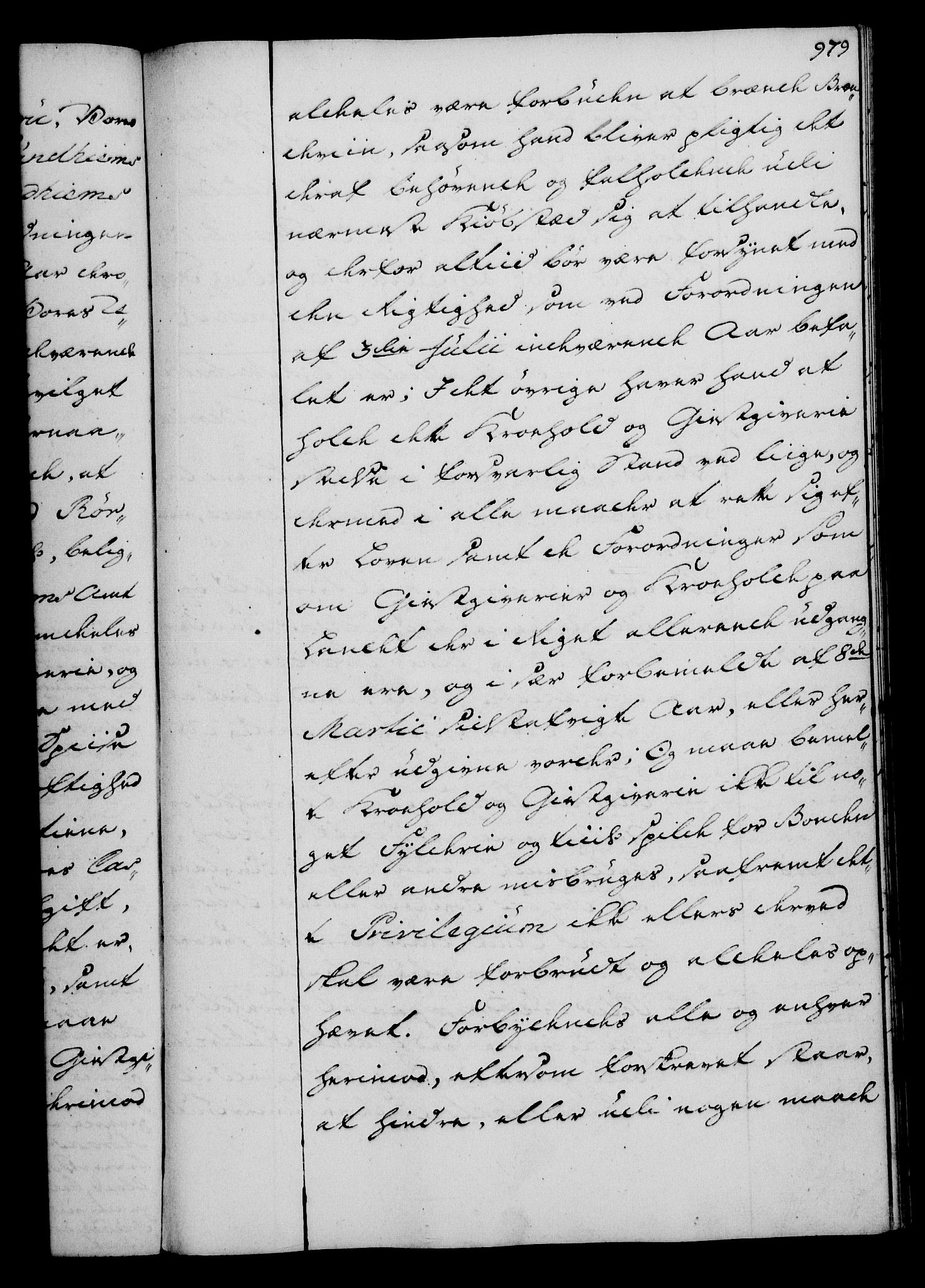 Rentekammeret, Kammerkanselliet, AV/RA-EA-3111/G/Gg/Gga/L0006: Norsk ekspedisjonsprotokoll med register (merket RK 53.6), 1749-1759, s. 979