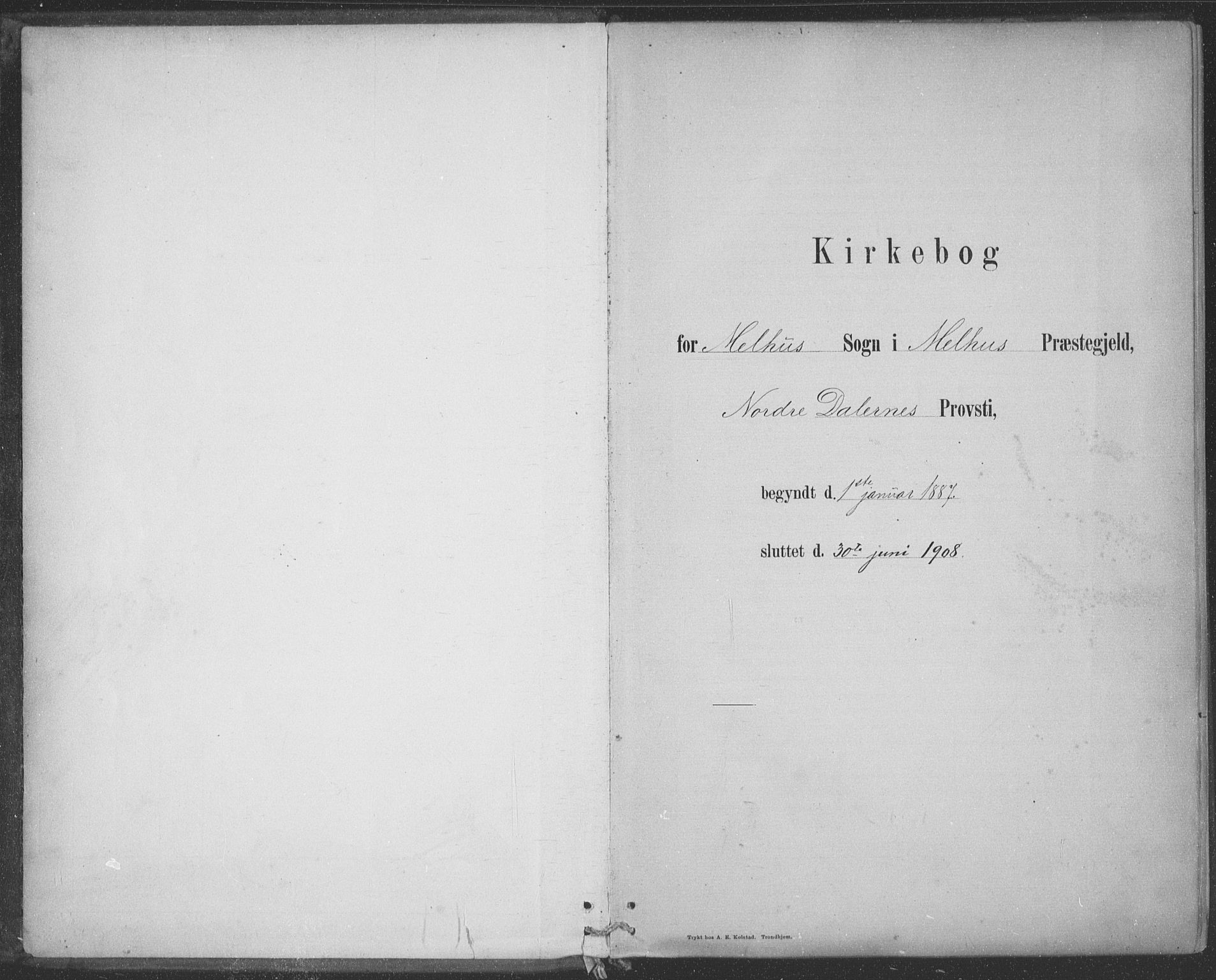 Ministerialprotokoller, klokkerbøker og fødselsregistre - Sør-Trøndelag, AV/SAT-A-1456/691/L1085: Ministerialbok nr. 691A17, 1887-1908
