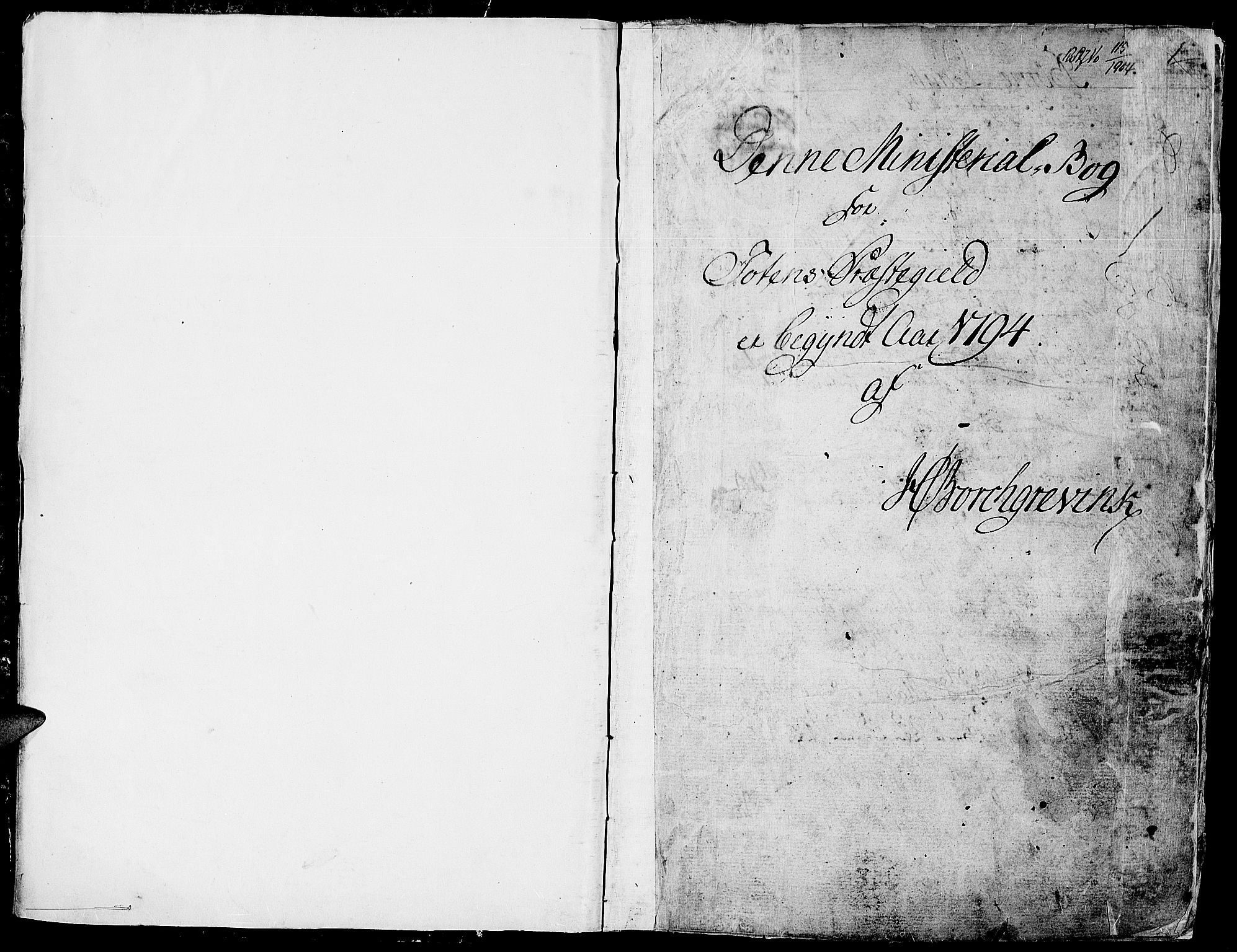 Toten prestekontor, AV/SAH-PREST-102/H/Ha/Haa/L0007: Ministerialbok nr. 7, 1794-1809, s. 1