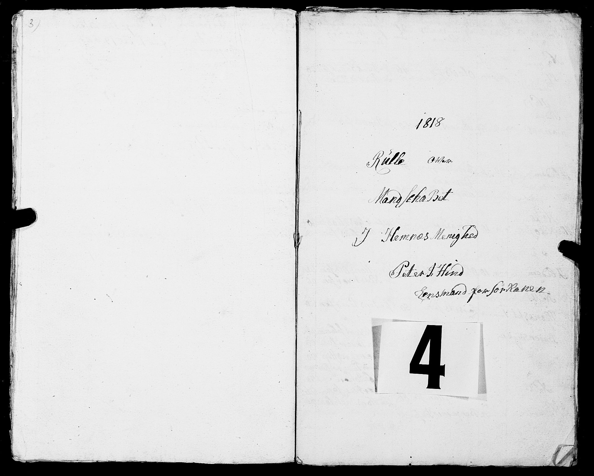 Fylkesmannen i Nordland, AV/SAT-A-0499/1.1/R/Ra/L0013: Innrulleringsmanntall for Hemnes (Sør-Rana), 1809-1835, s. 101