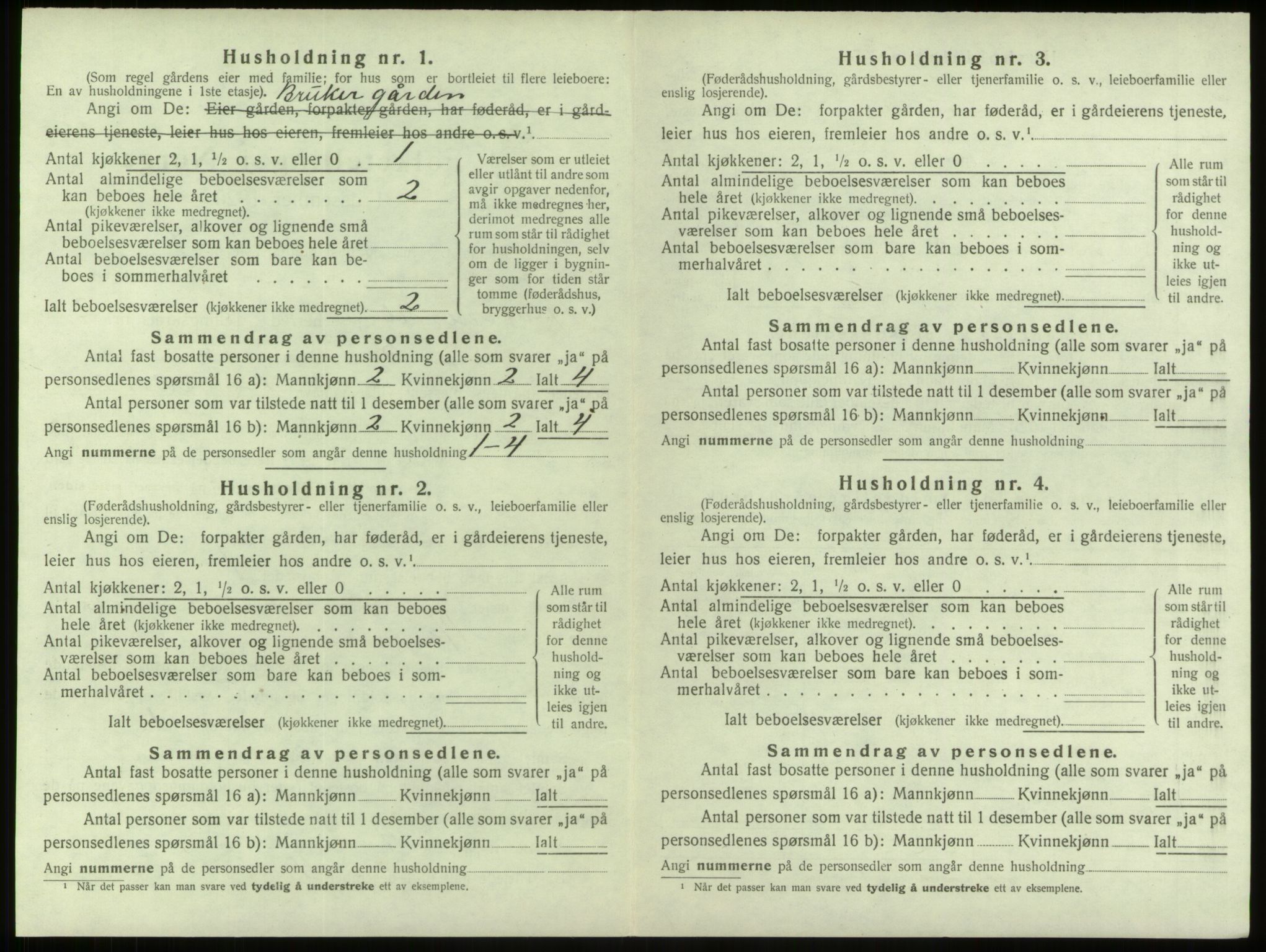 SAB, Folketelling 1920 for 1257 Alversund herred, 1920, s. 130