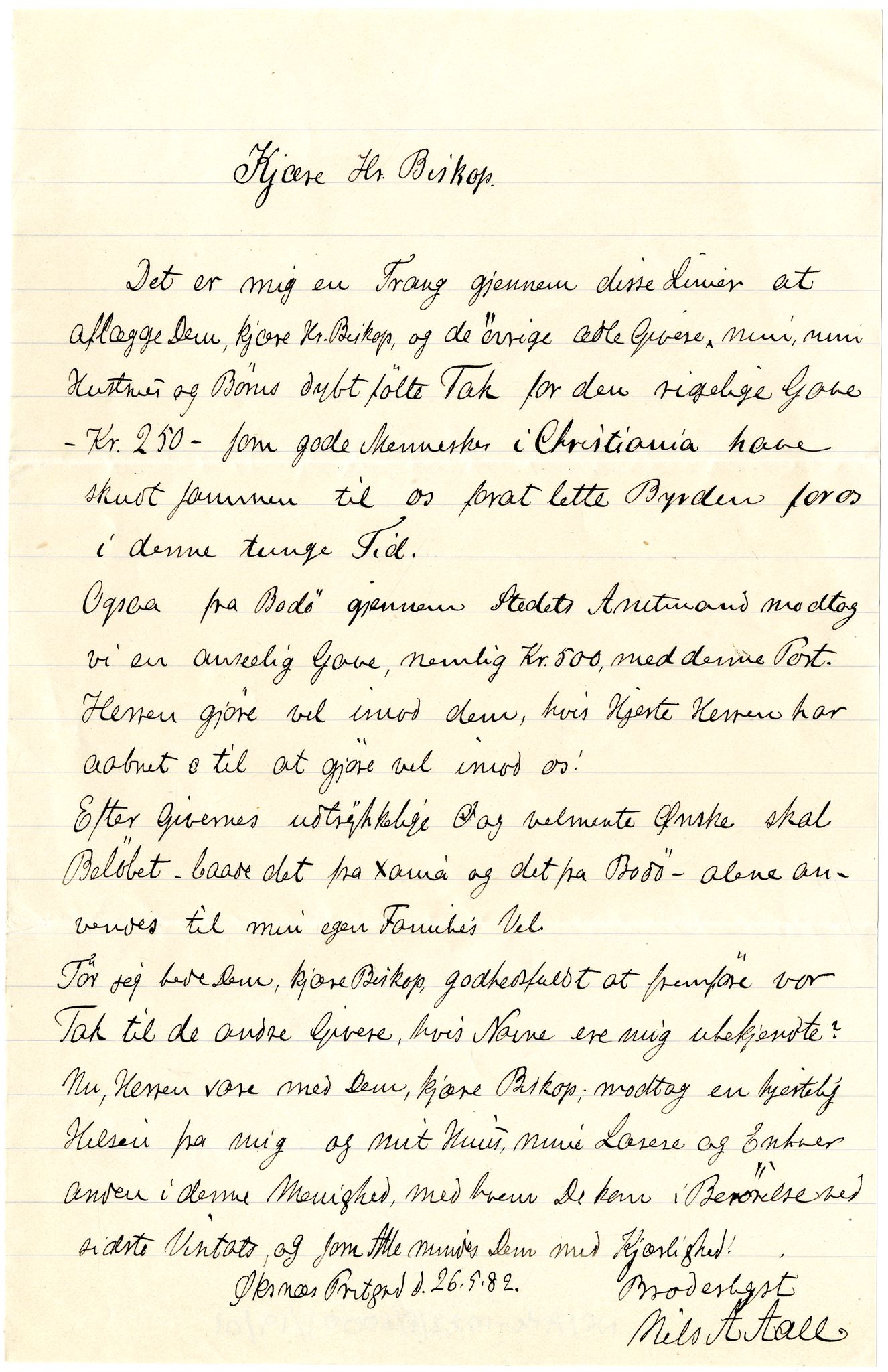 Diderik Maria Aalls brevsamling, NF/Ark-1023/F/L0001: D.M. Aalls brevsamling. A - B, 1738-1889, s. 246