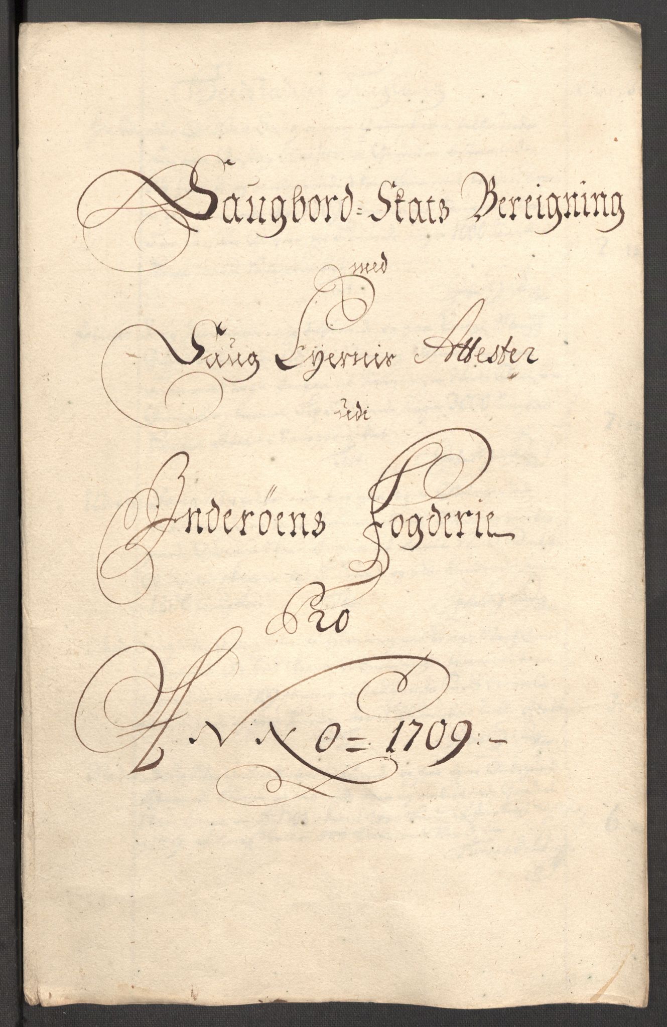 Rentekammeret inntil 1814, Reviderte regnskaper, Fogderegnskap, RA/EA-4092/R63/L4317: Fogderegnskap Inderøy, 1709, s. 129