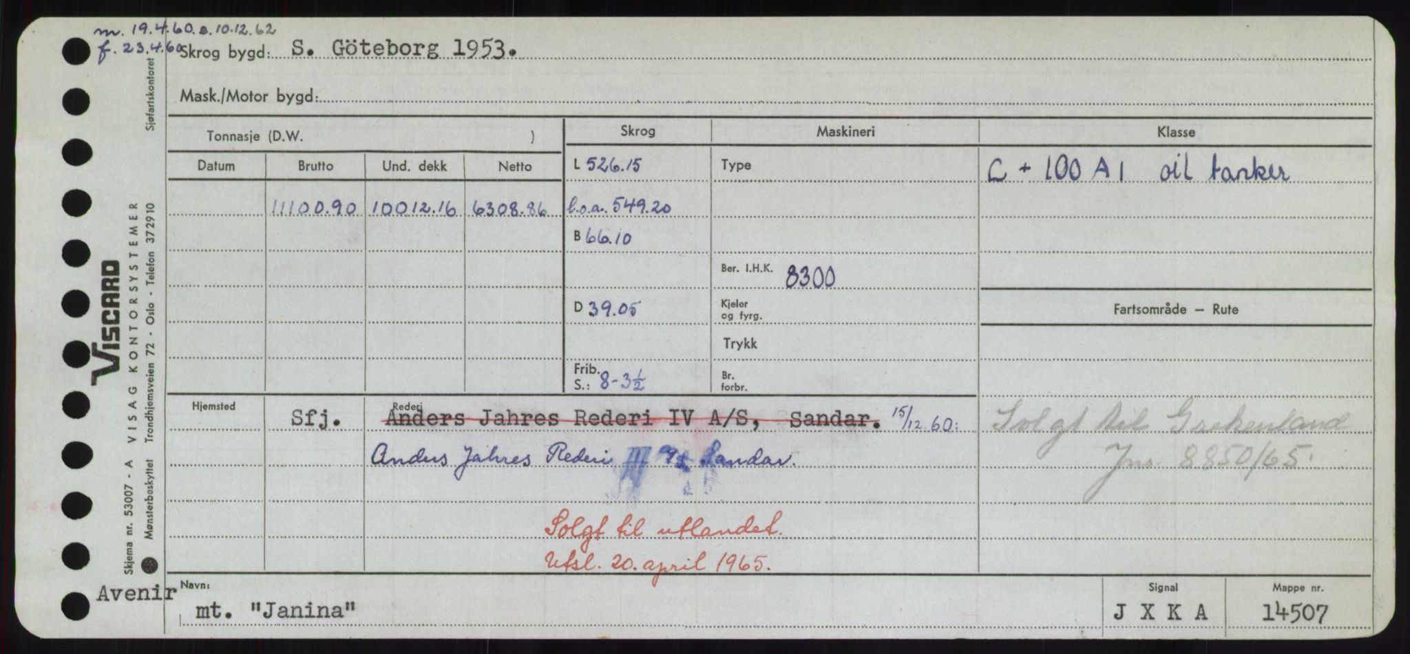 Sjøfartsdirektoratet med forløpere, Skipsmålingen, AV/RA-S-1627/H/Hd/L0019: Fartøy, J, s. 149