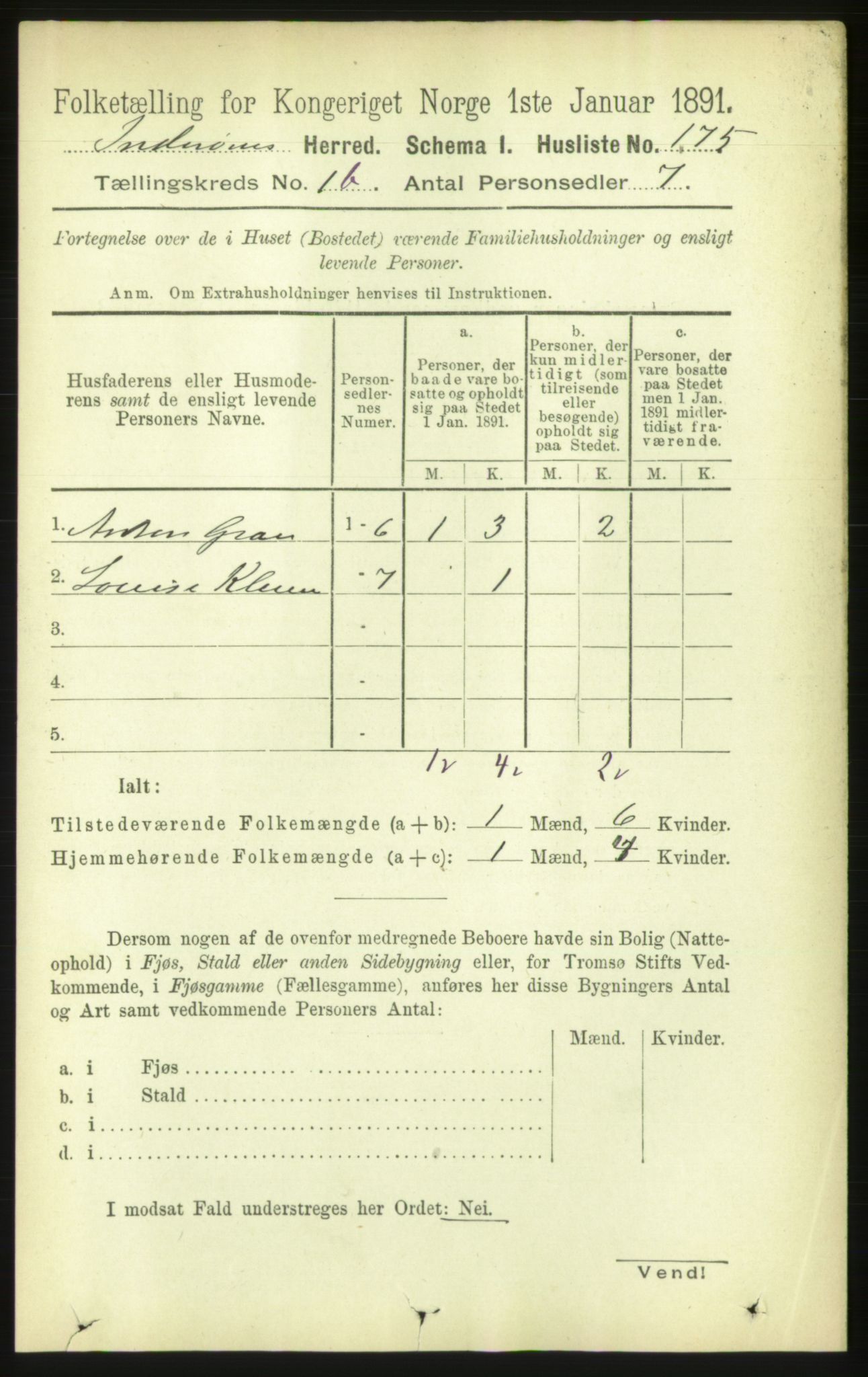 RA, Folketelling 1891 for 1729 Inderøy herred, 1891, s. 210