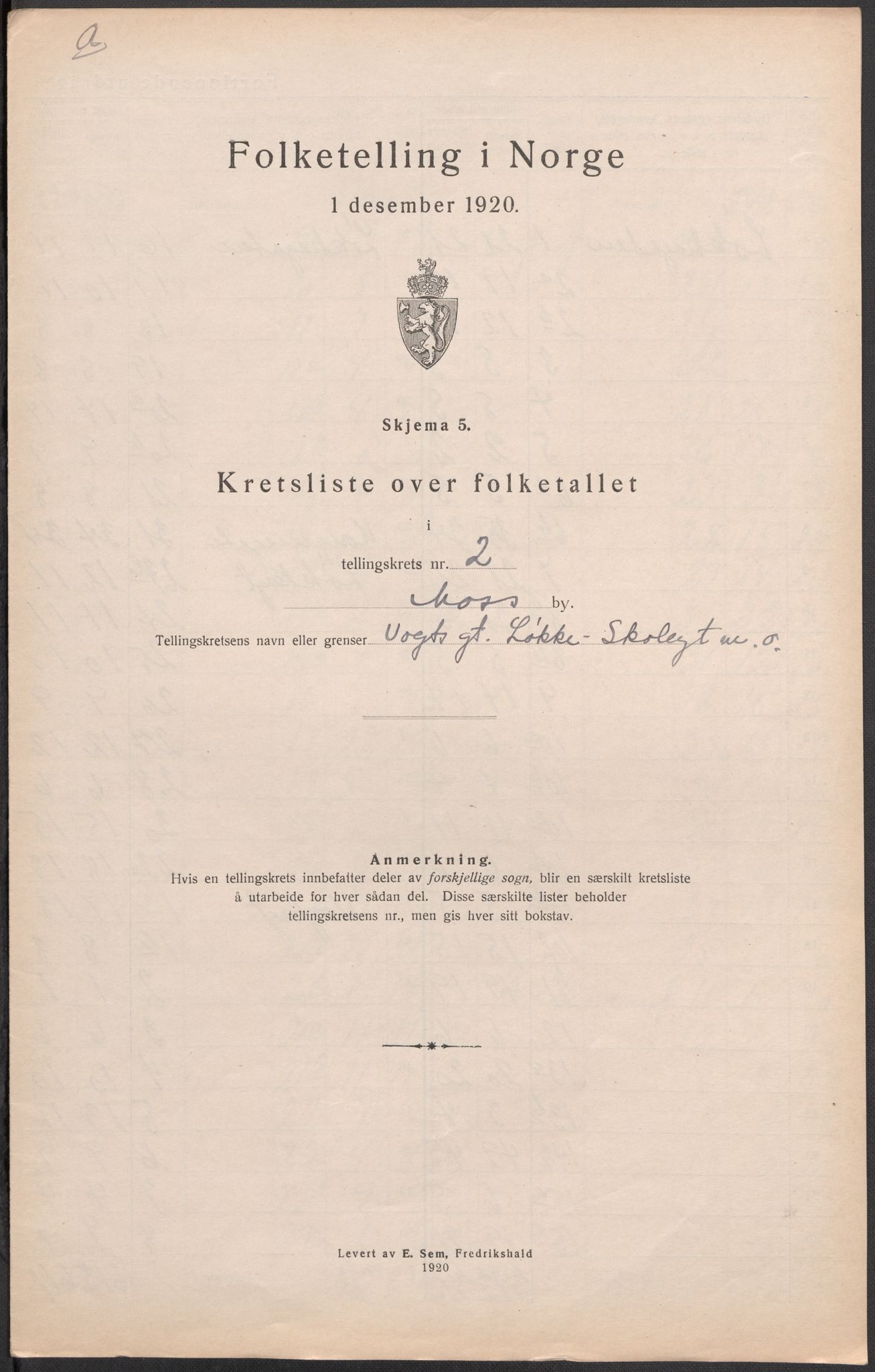 SAO, Folketelling 1920 for 0104 Moss kjøpstad, 1920, s. 10