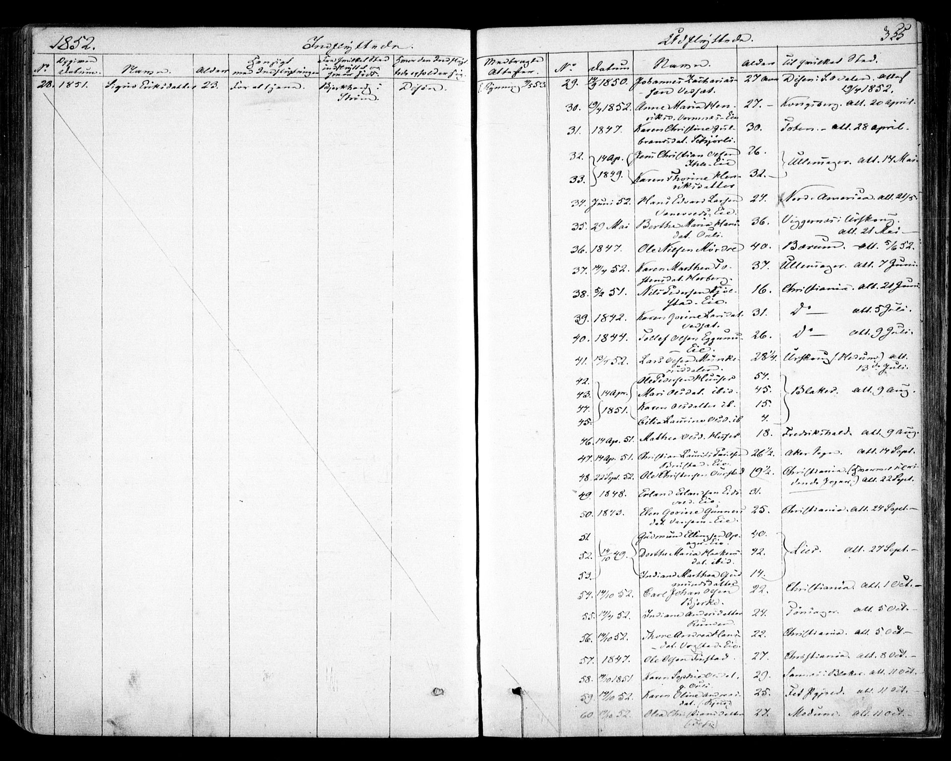Nes prestekontor Kirkebøker, SAO/A-10410/F/Fa/L0007: Ministerialbok nr. I 7, 1846-1858, s. 355