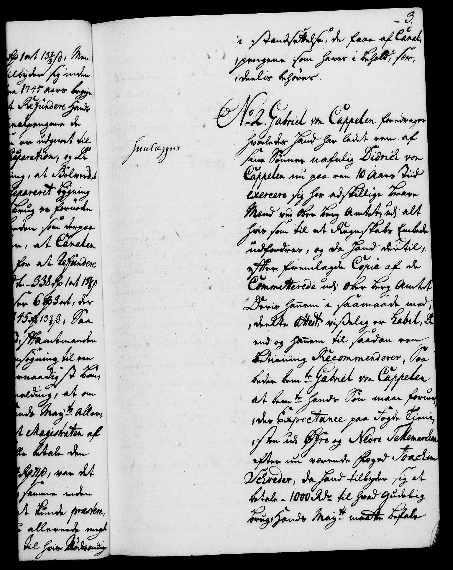 Rentekammeret, Kammerkanselliet, AV/RA-EA-3111/G/Gh/Gha/L0026: Norsk ekstraktmemorialprotokoll (merket RK 53.71), 1744-1745, s. 3