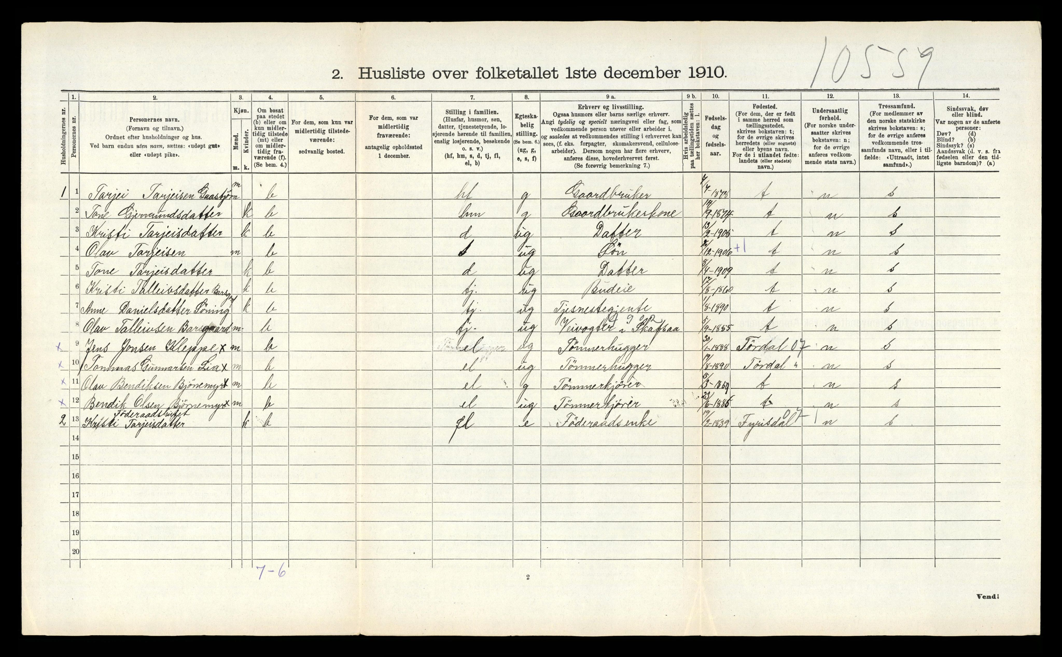 RA, Folketelling 1910 for 0832 Mo herred, 1910, s. 473