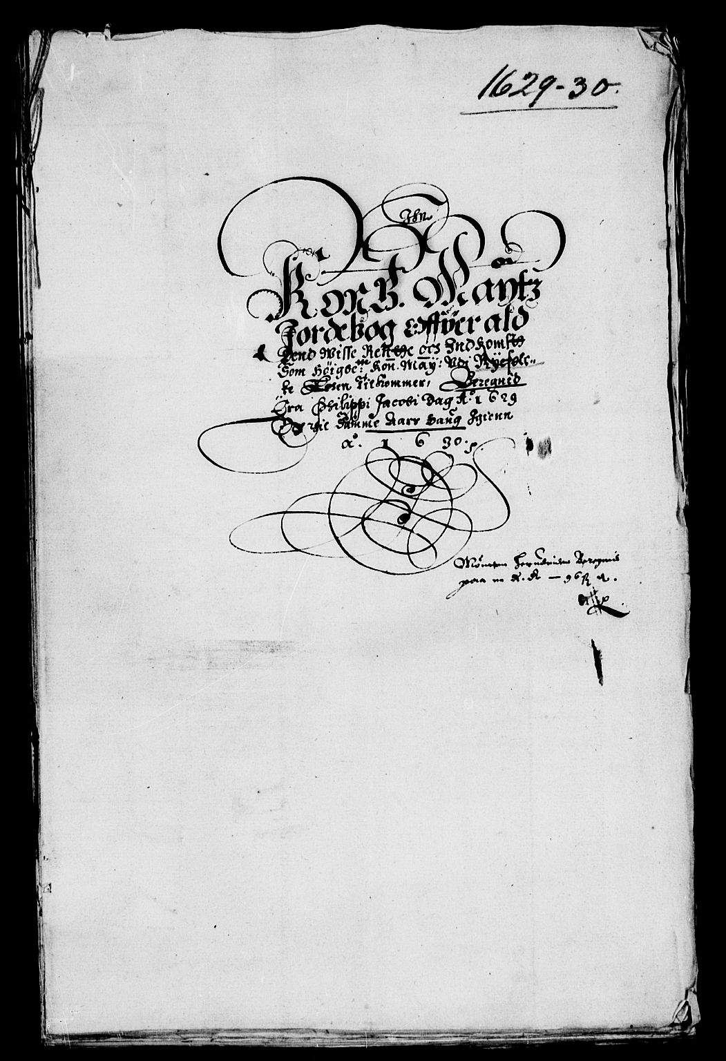 Rentekammeret inntil 1814, Reviderte regnskaper, Lensregnskaper, AV/RA-EA-5023/R/Rb/Rbs/L0014: Stavanger len, 1629-1630