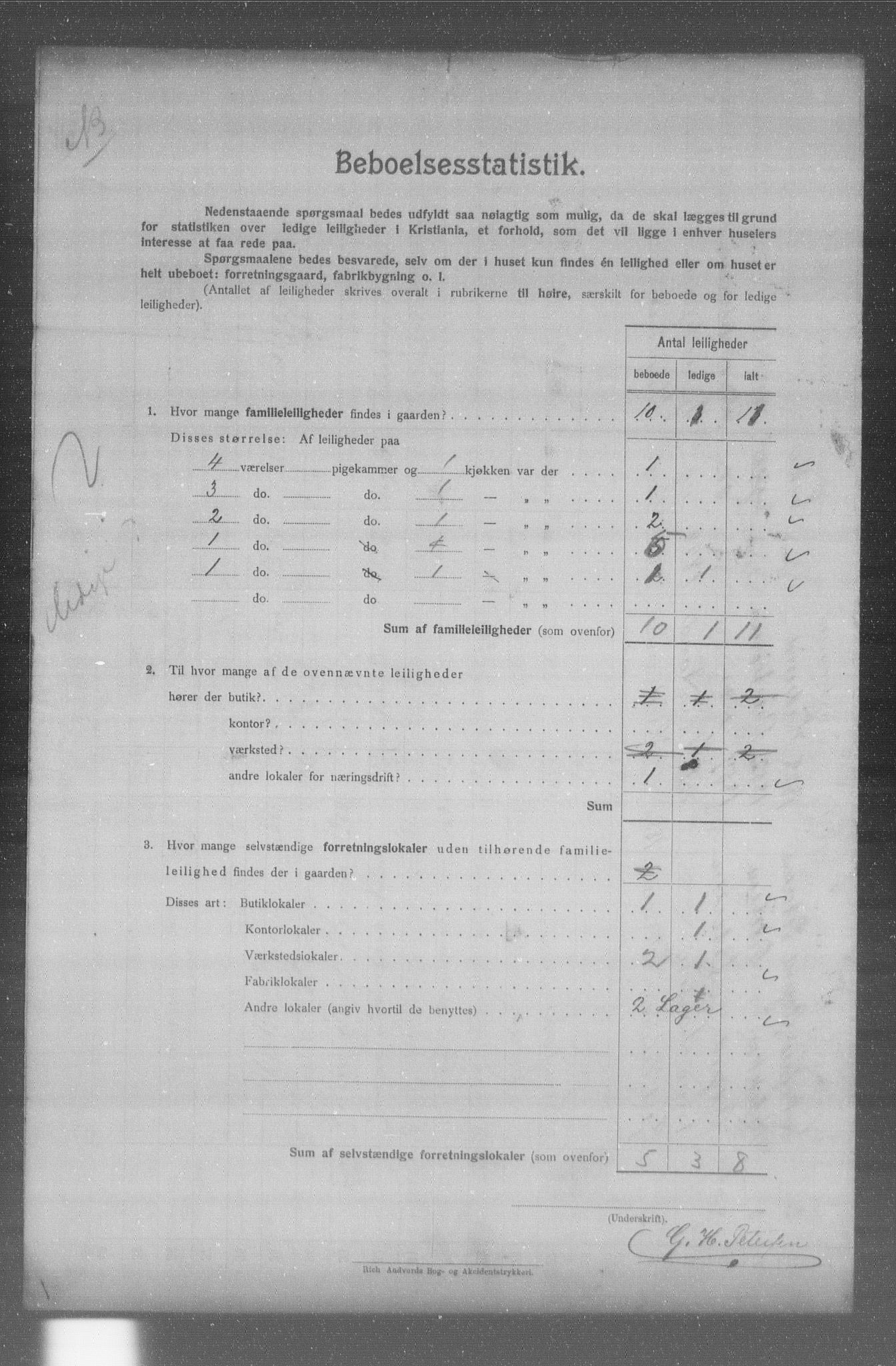 OBA, Kommunal folketelling 31.12.1904 for Kristiania kjøpstad, 1904, s. 9572