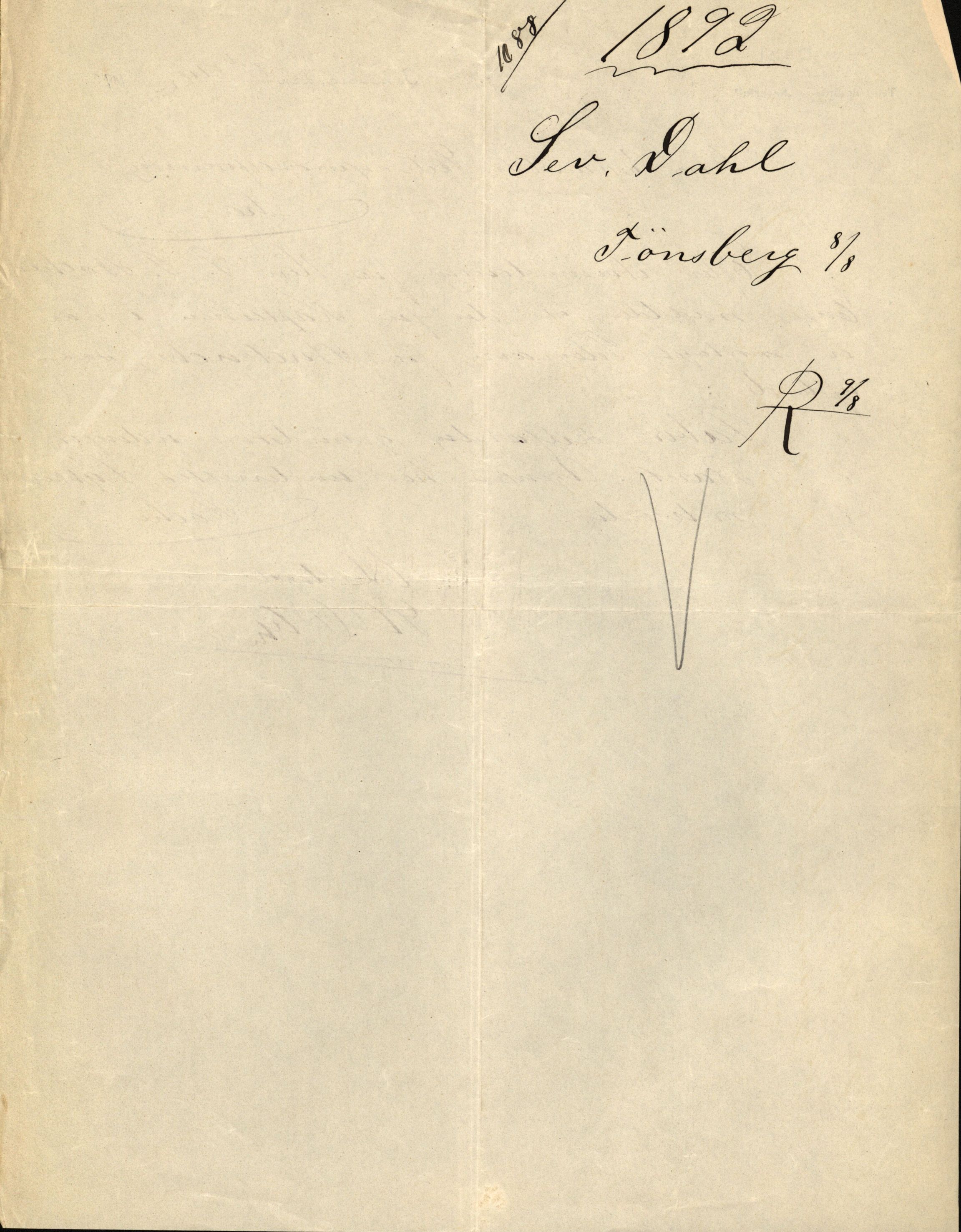 Pa 63 - Østlandske skibsassuranceforening, VEMU/A-1079/G/Ga/L0028/0002: Havaridokumenter / Marie, Favorit, Tabor, Sylphiden, Berthel, America, 1892, s. 59