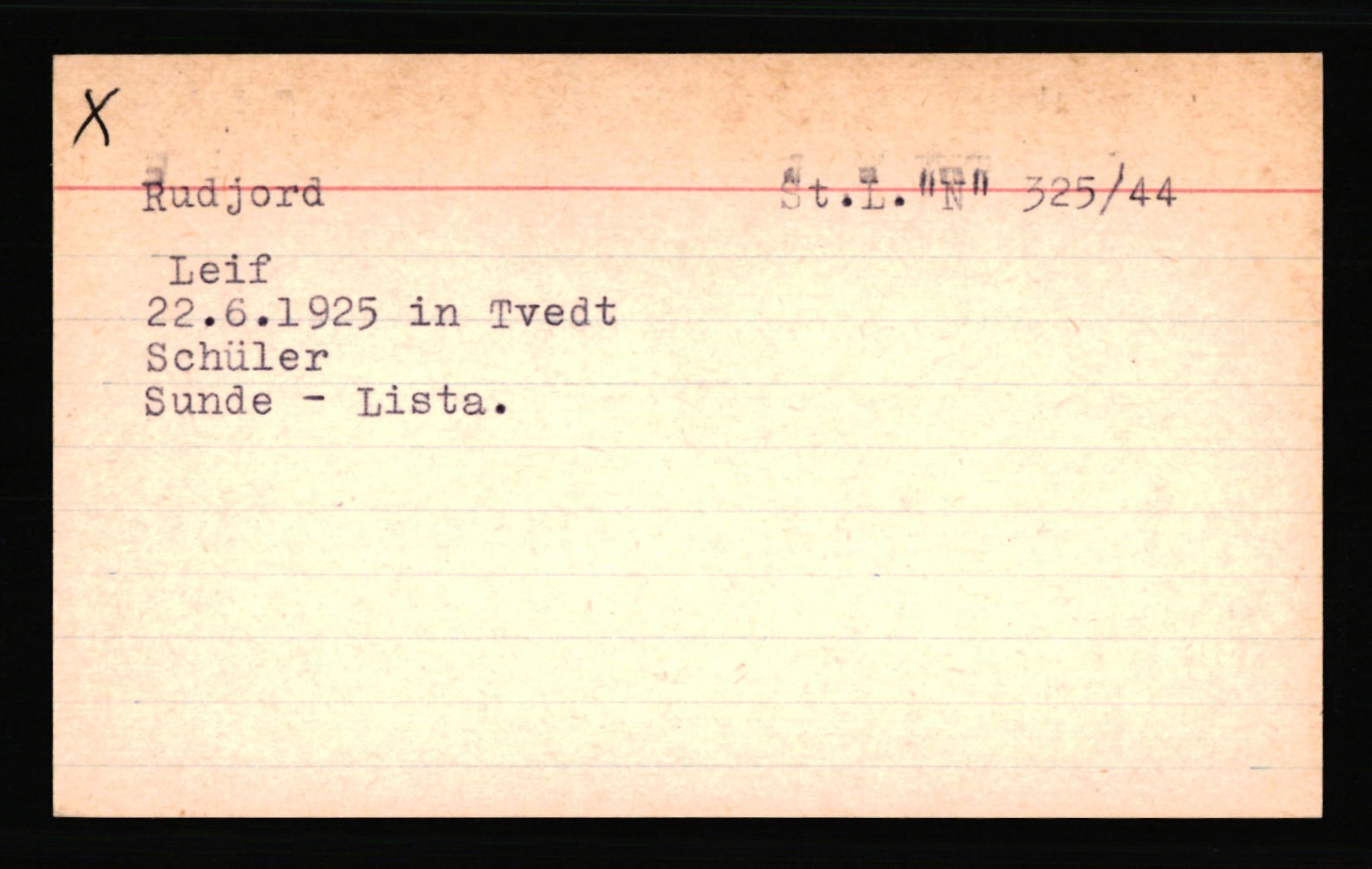 SS- und Polizeigericht Nord (IX), AV/RA-RAFA-3182/0001/C/Ca/L0006: kartotekkort for personer alfabetisk på etternavn: Q-S, 1940-1945, s. 152