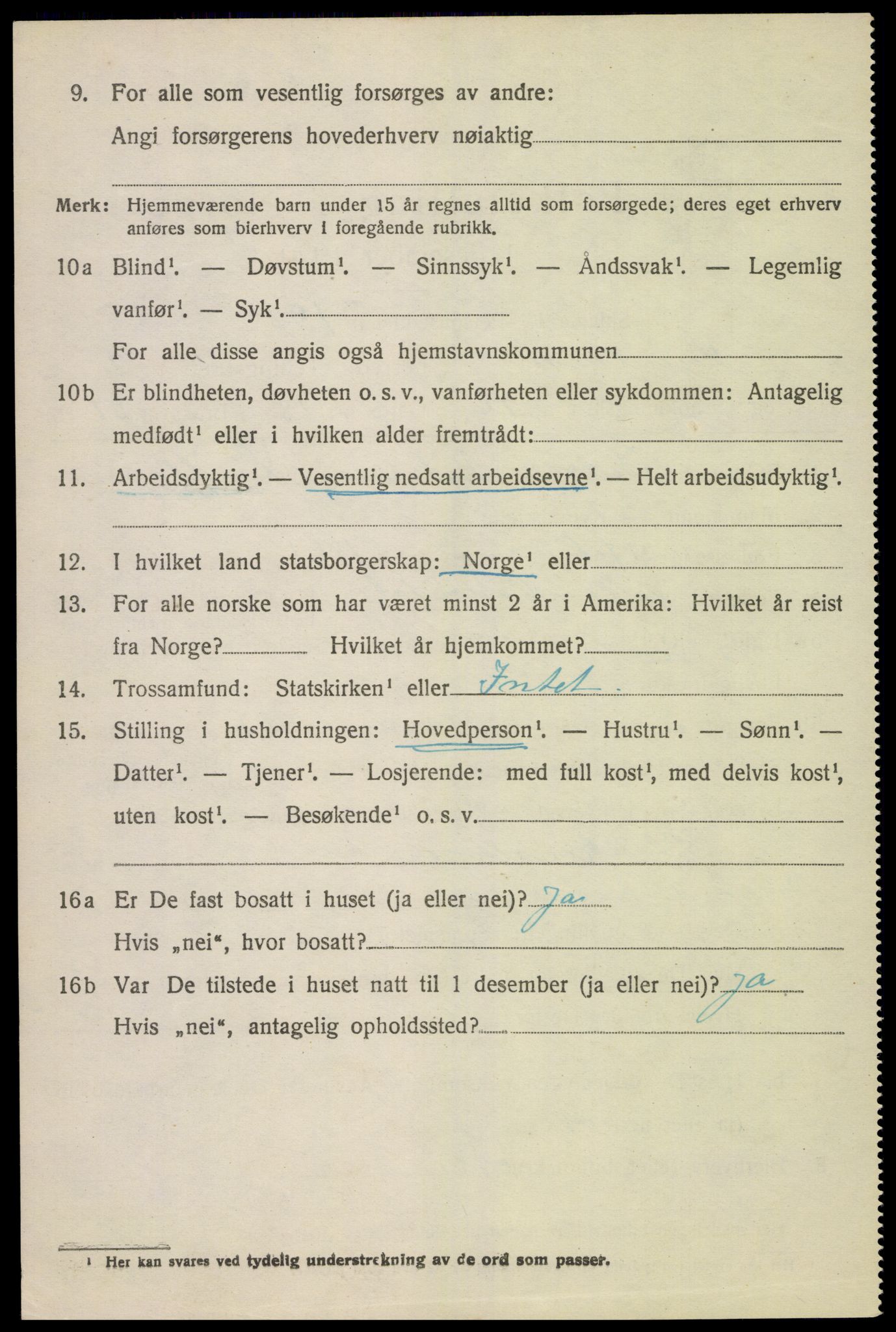 SAK, Folketelling 1920 for 0924 Landvik herred, 1920, s. 2149