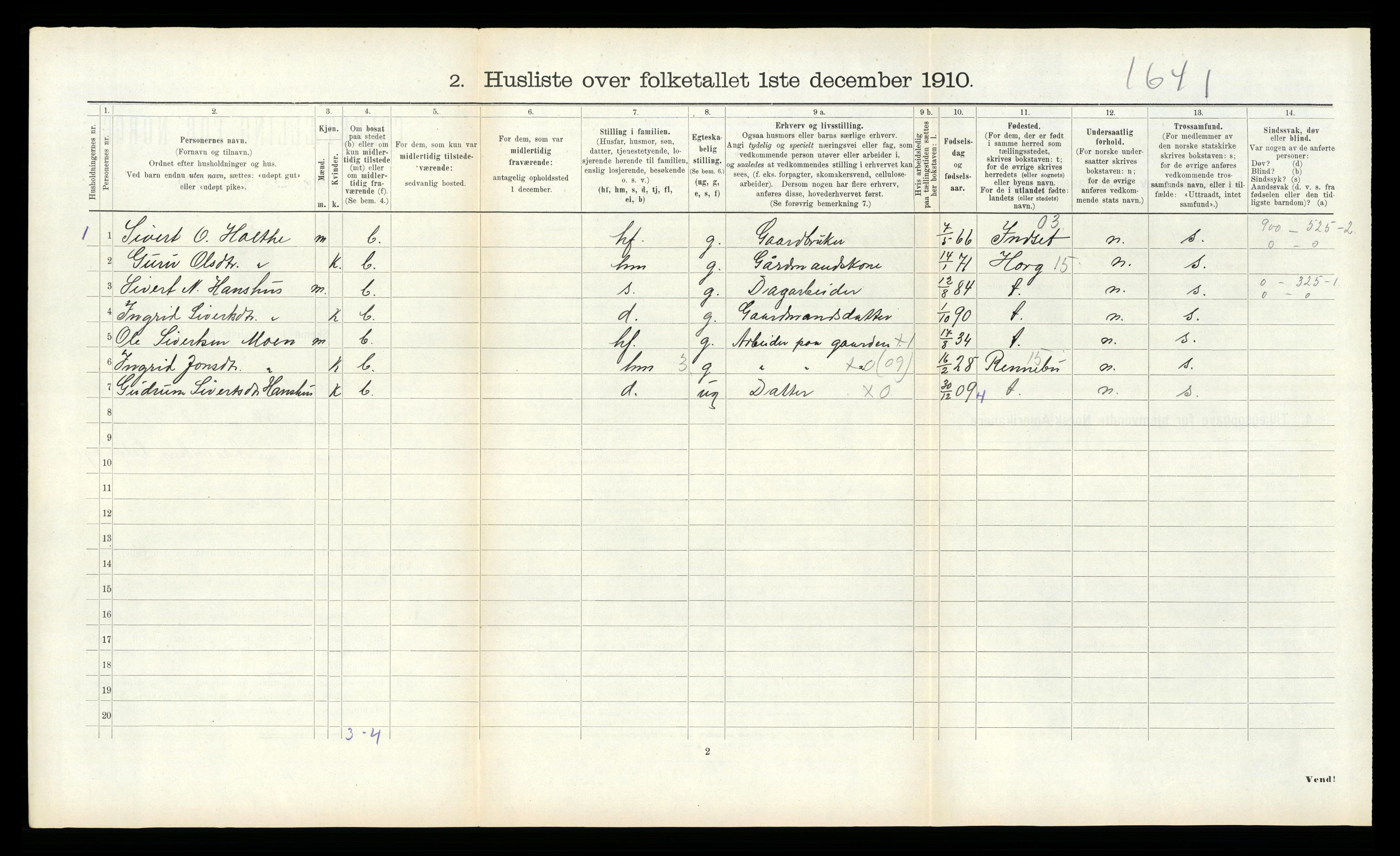 RA, Folketelling 1910 for 1649 Soknedal herred, 1910, s. 528