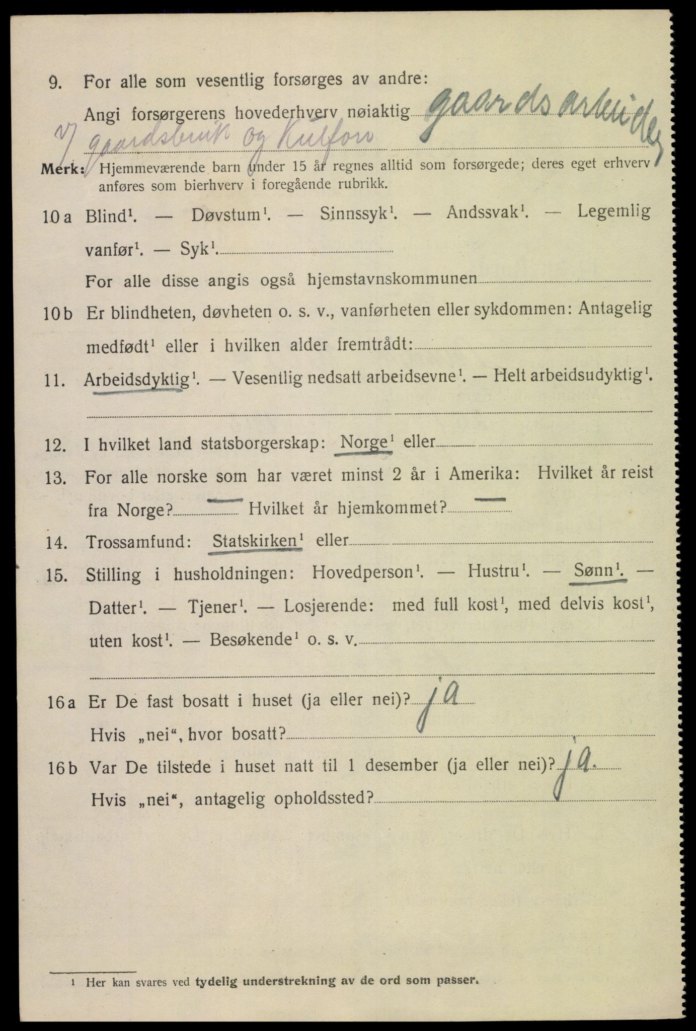 SAK, Folketelling 1920 for 1004 Flekkefjord kjøpstad, 1920, s. 2475