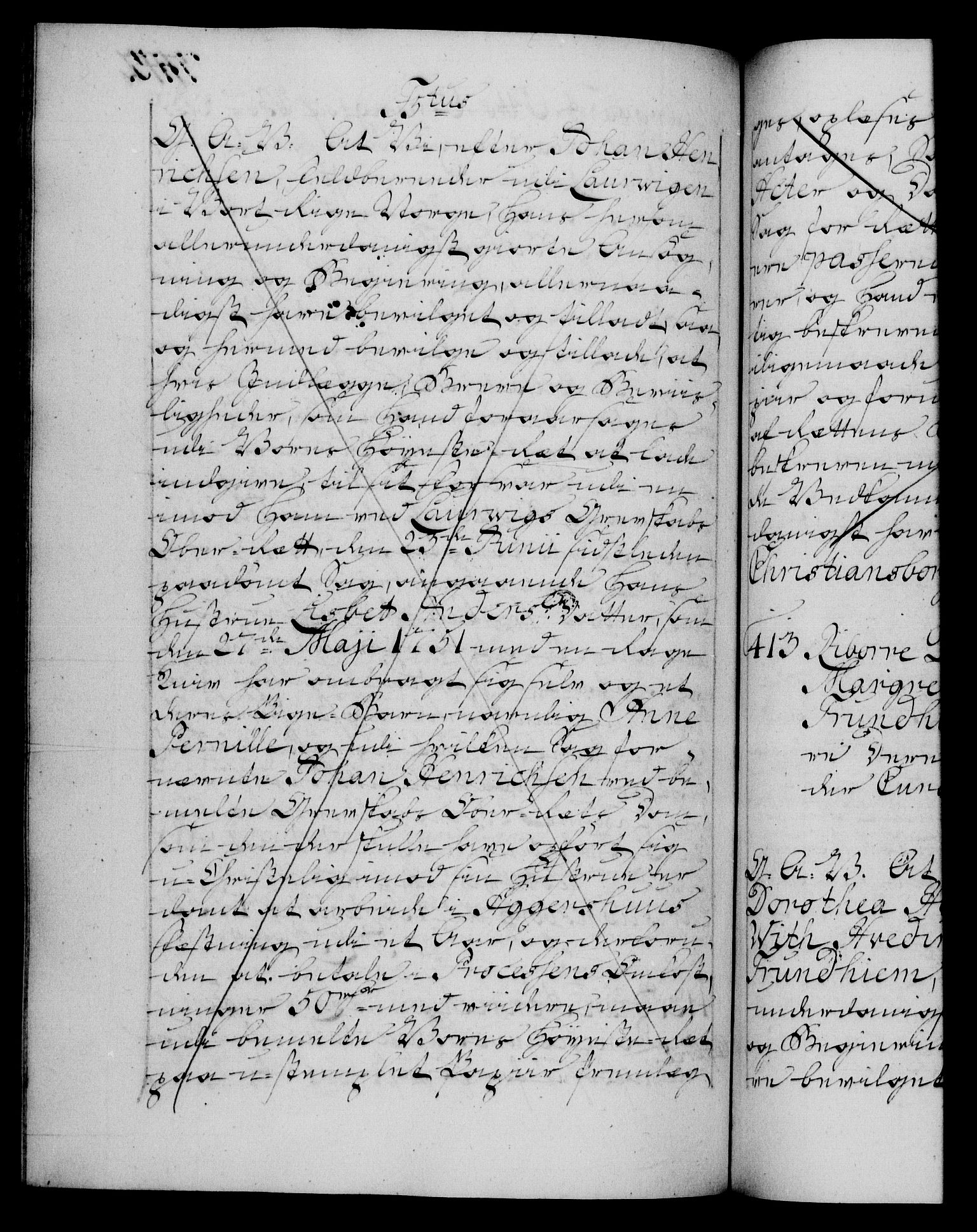 Danske Kanselli 1572-1799, RA/EA-3023/F/Fc/Fca/Fcaa/L0037: Norske registre, 1751-1752, s. 742b