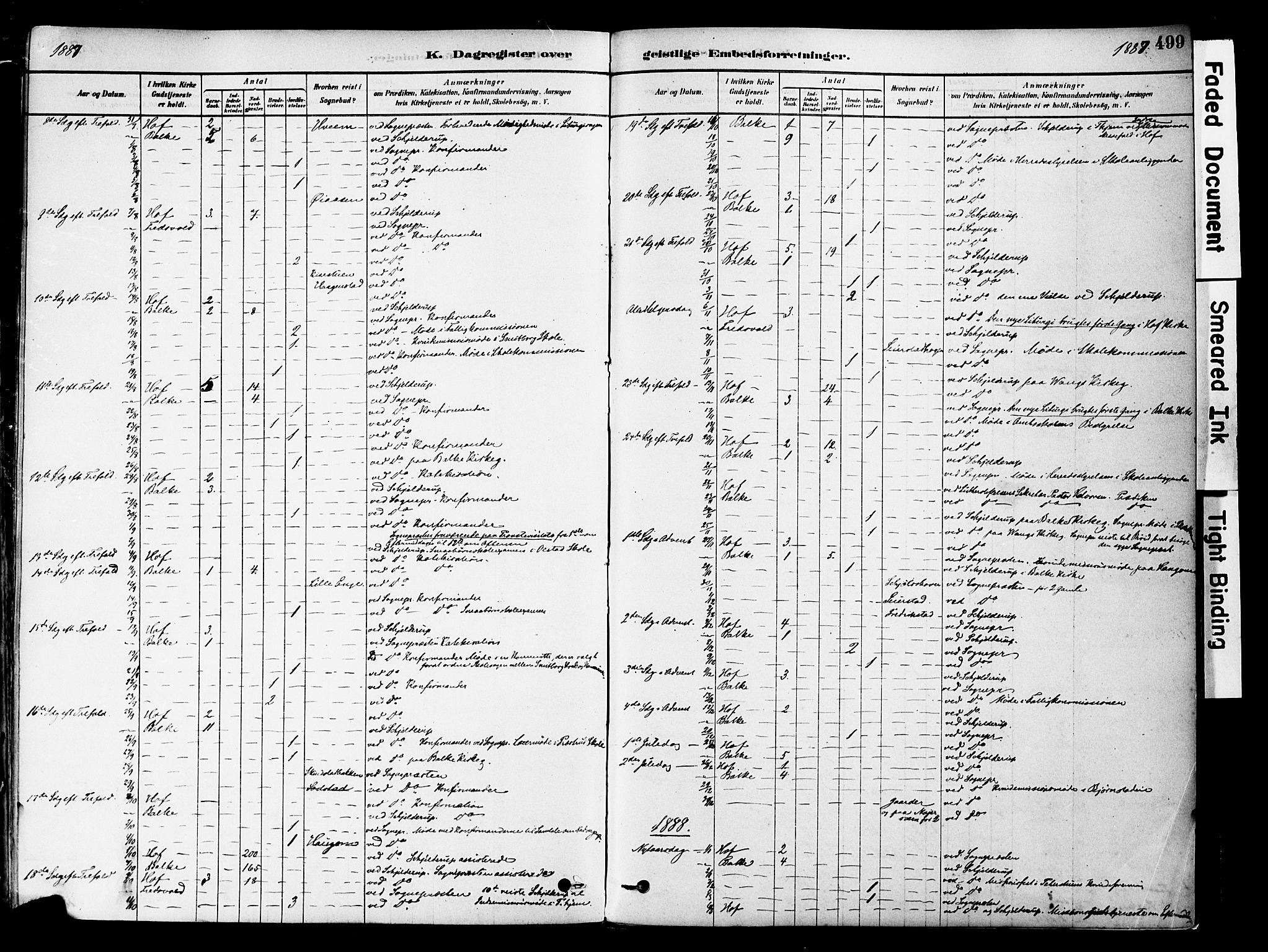 Østre Toten prestekontor, AV/SAH-PREST-104/H/Ha/Haa/L0006: Ministerialbok nr. 6 /1, 1878-1896, s. 499