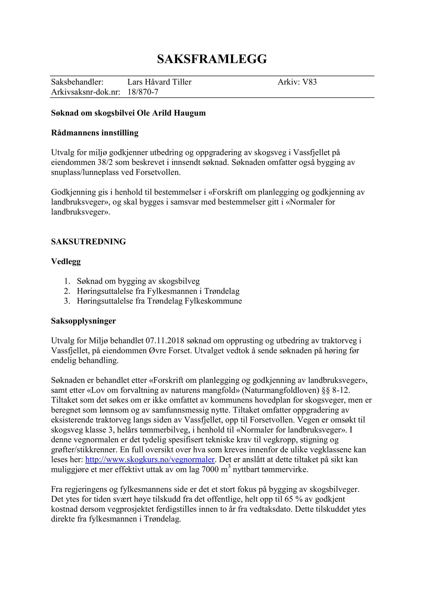 Klæbu Kommune, TRKO/KK/06-UM/L006: Utvalg for miljø - Møtedokumenter 2019, 2019, s. 62