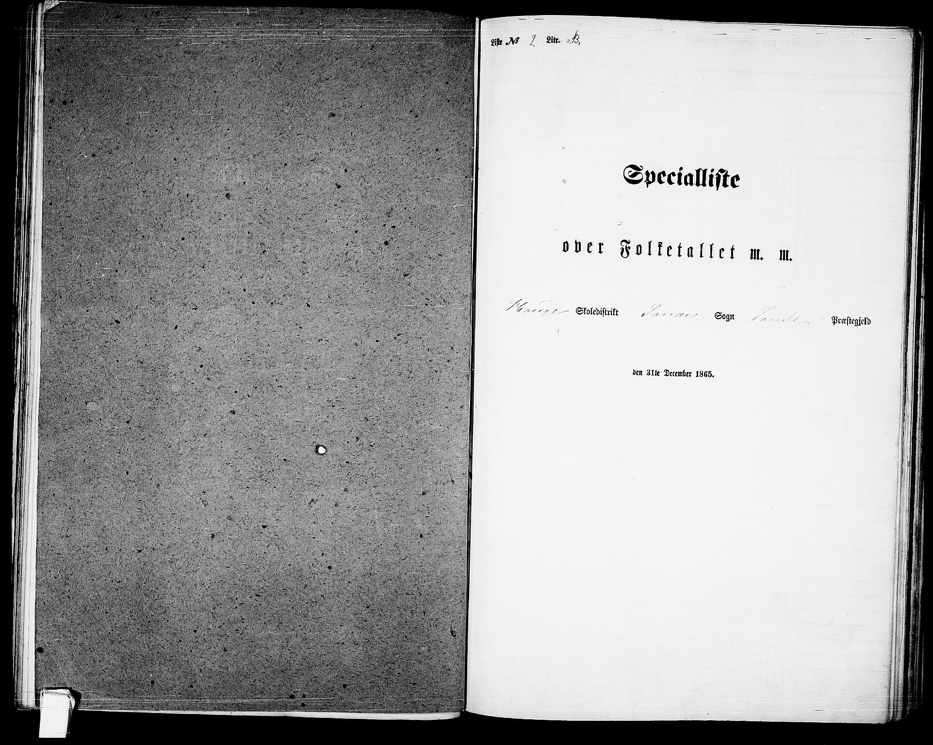 RA, Folketelling 1865 for 0713P Sande prestegjeld, 1865, s. 46