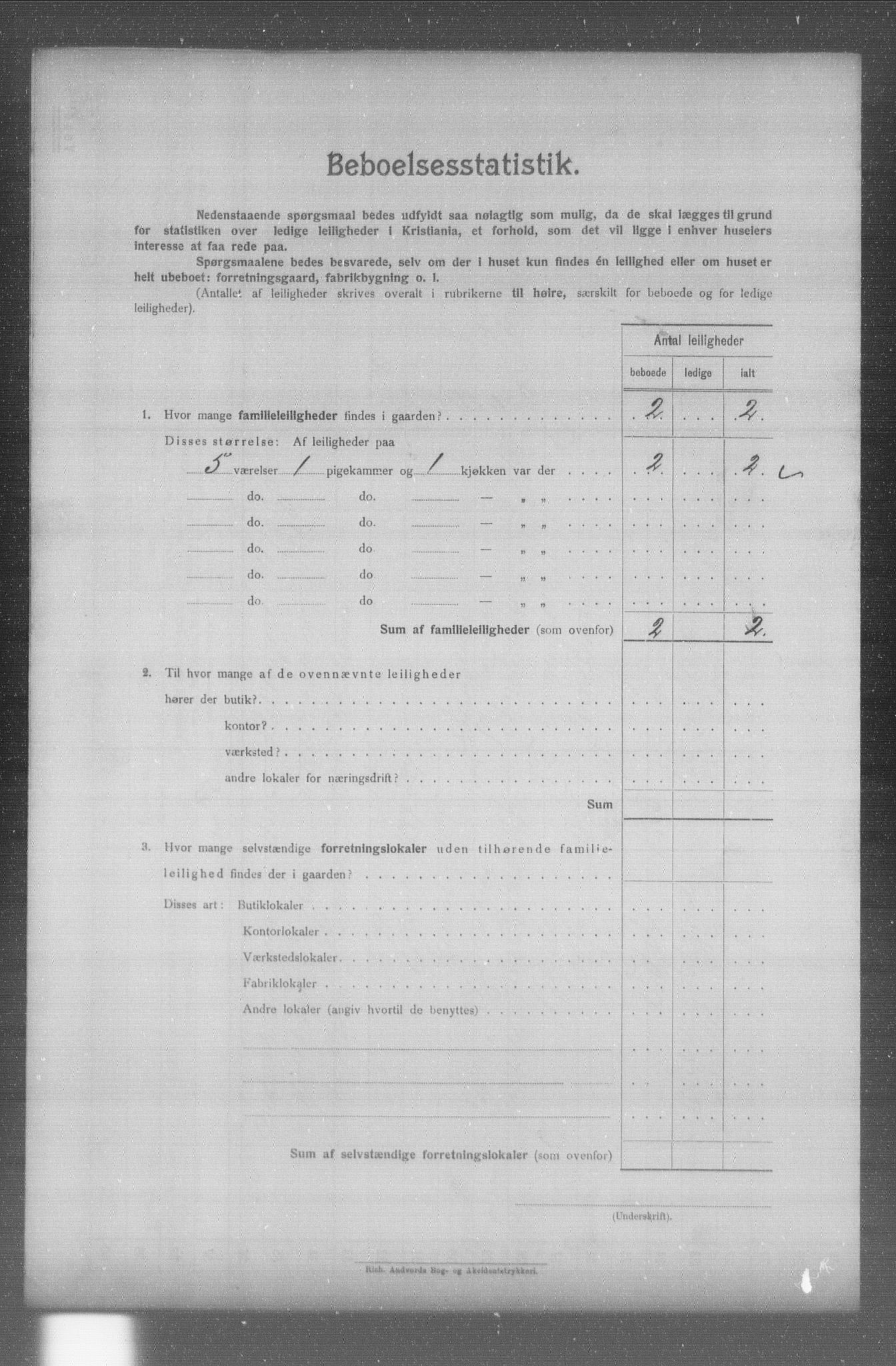 OBA, Kommunal folketelling 31.12.1904 for Kristiania kjøpstad, 1904, s. 8653