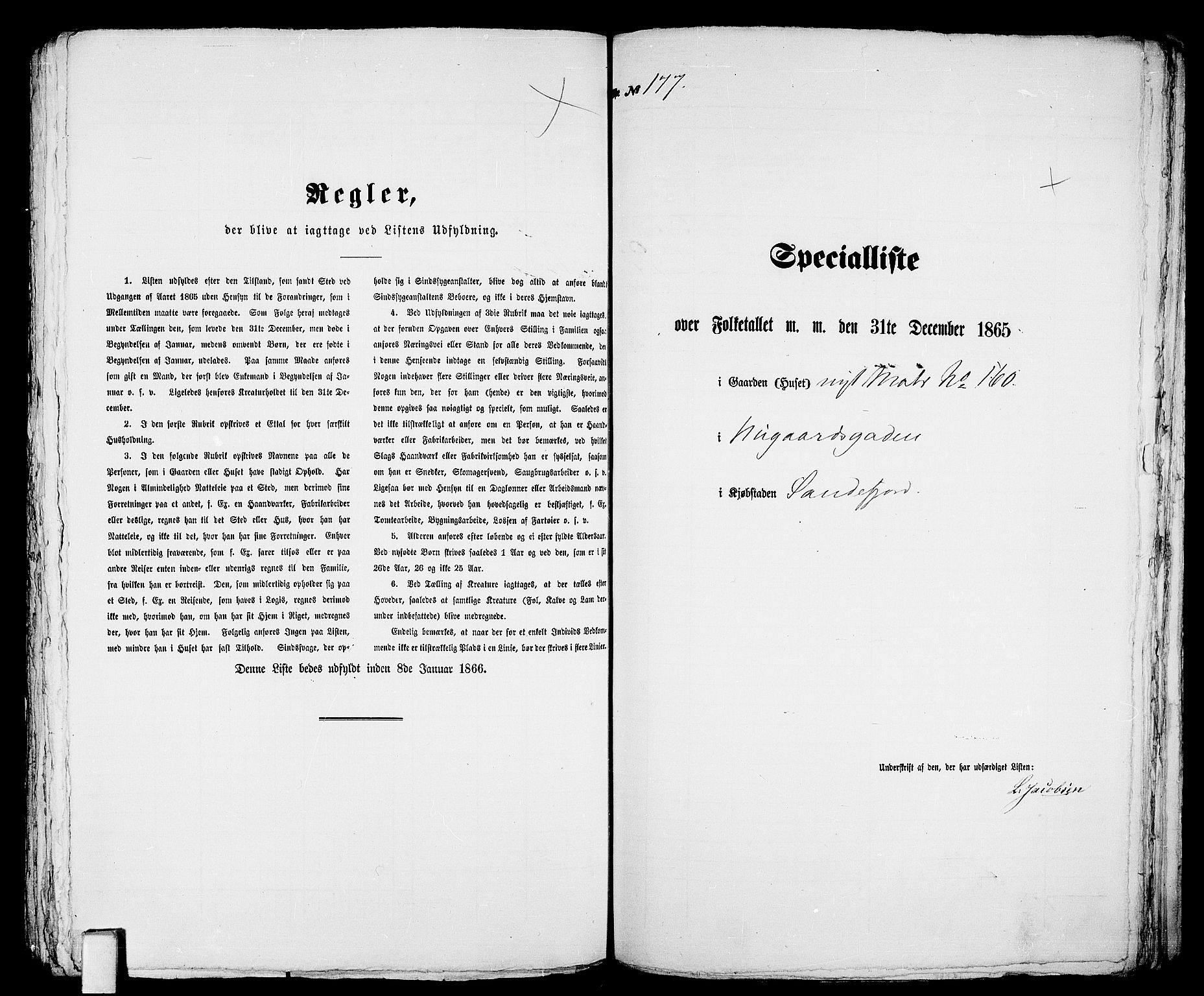 RA, Folketelling 1865 for 0706B Sandeherred prestegjeld, Sandefjord kjøpstad, 1865, s. 363