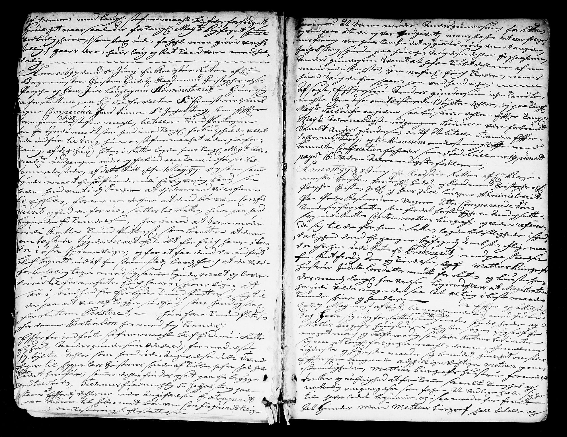 Fredrikshald rådstuerett, AV/SAO-A-11129/A/L0003: Rådstuprotokoll, 1697-1708, s. 6b-7a