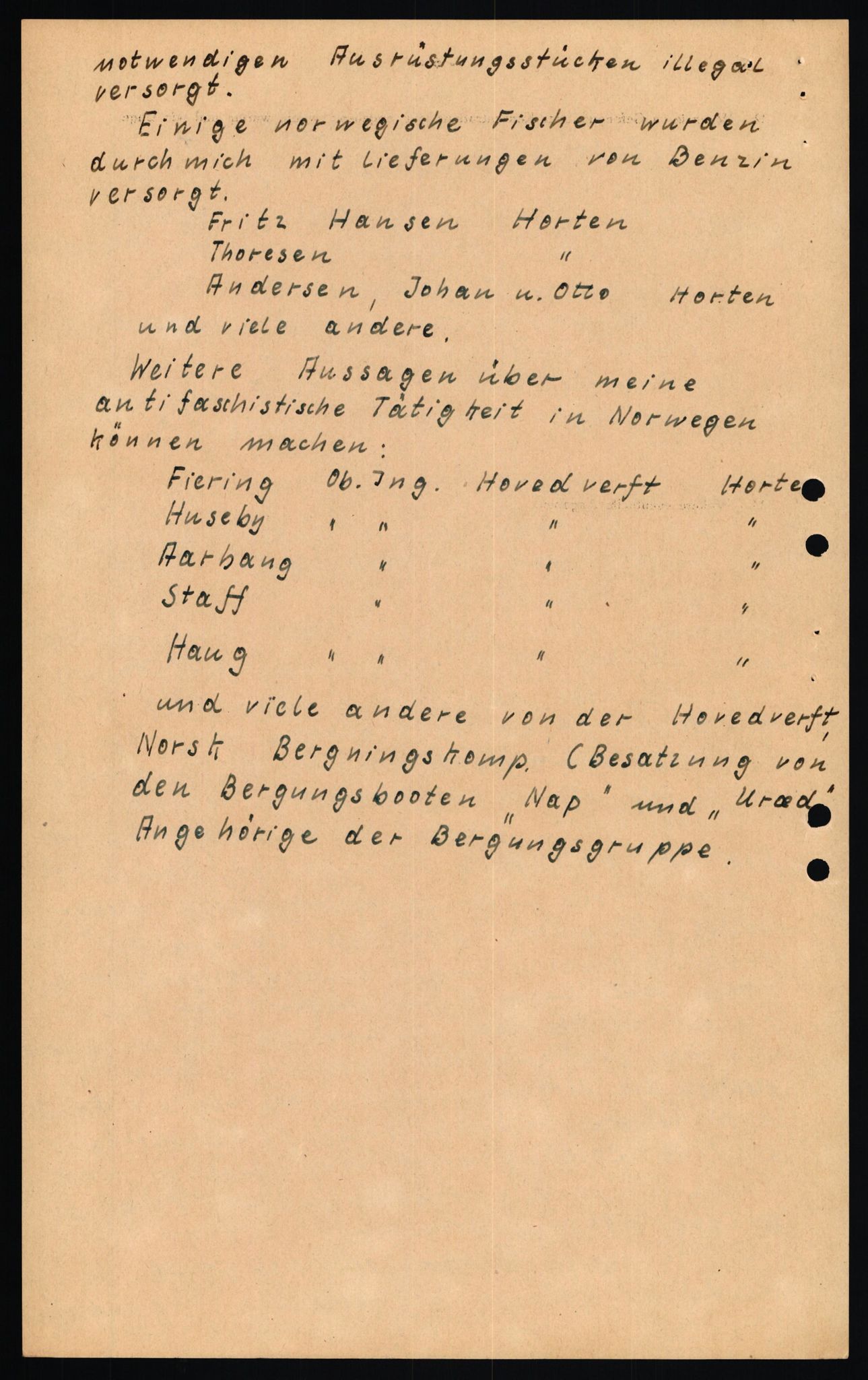 Forsvaret, Forsvarets overkommando II, AV/RA-RAFA-3915/D/Db/L0025: CI Questionaires. Tyske okkupasjonsstyrker i Norge. Tyskere., 1945-1946, s. 468