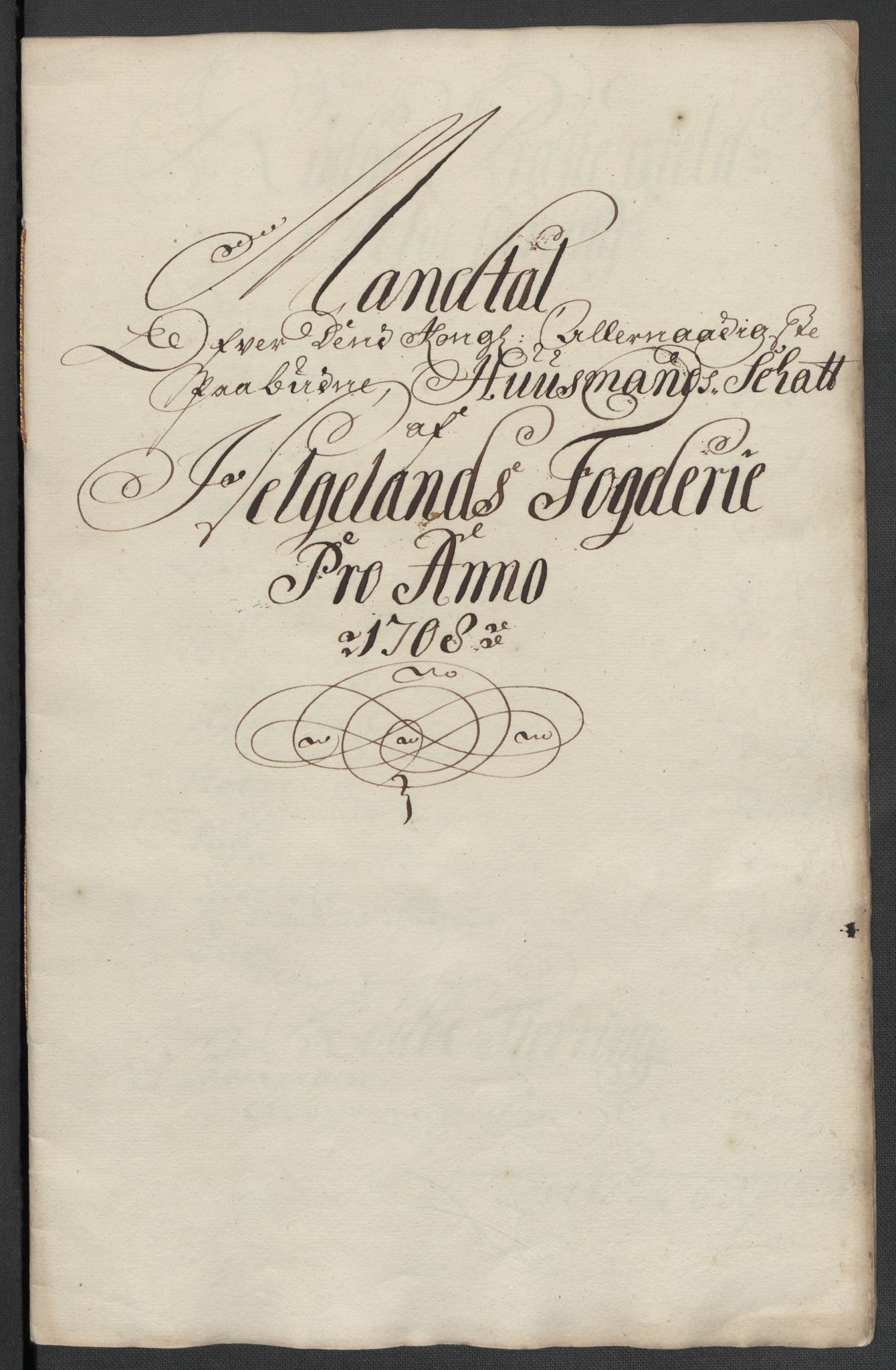 Rentekammeret inntil 1814, Reviderte regnskaper, Fogderegnskap, RA/EA-4092/R65/L4510: Fogderegnskap Helgeland, 1708-1709, s. 119