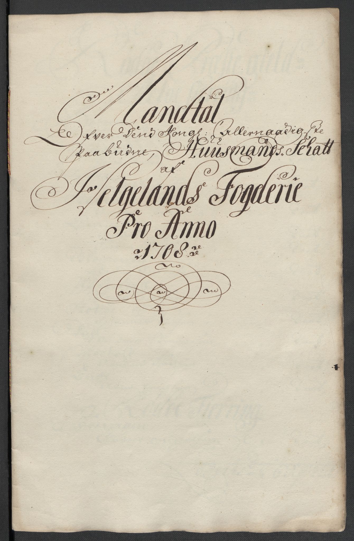 Rentekammeret inntil 1814, Reviderte regnskaper, Fogderegnskap, AV/RA-EA-4092/R65/L4510: Fogderegnskap Helgeland, 1708-1709, s. 119