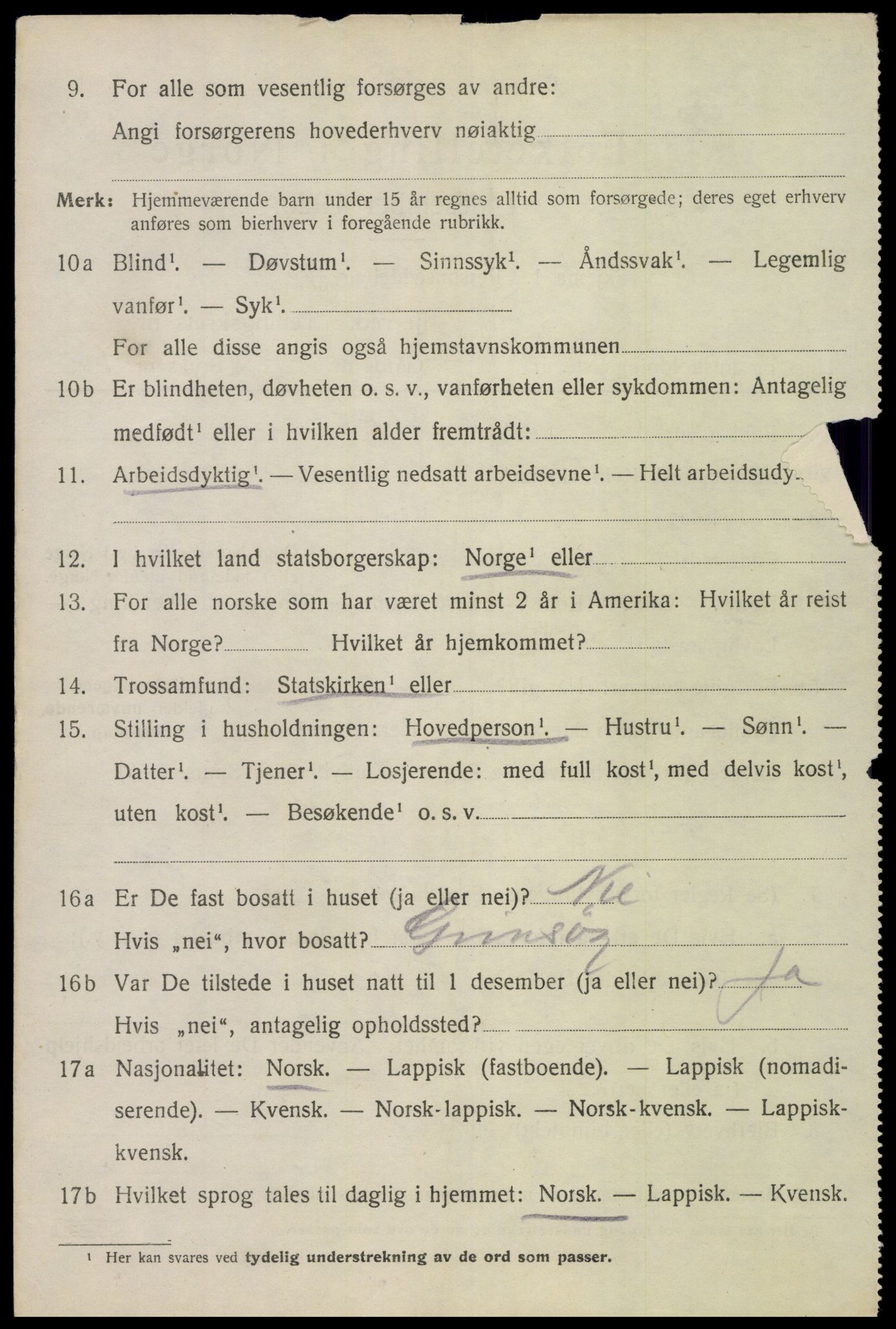 SAT, Folketelling 1920 for 1868 Øksnes herred, 1920, s. 1633