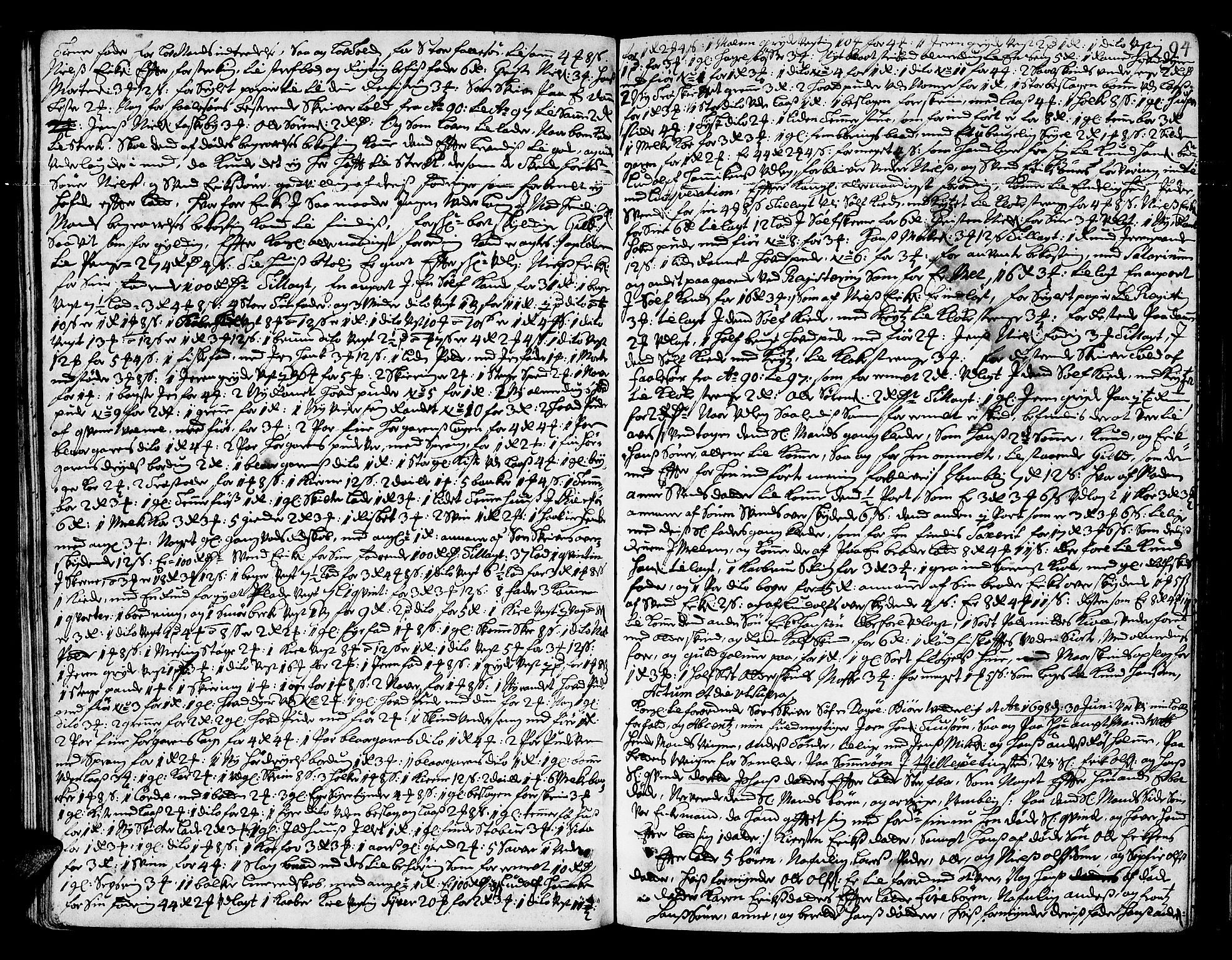 Sorenskriveren i Tromsø (-1755), SATØ/S-0262, 1690-1713, s. 93b-94a