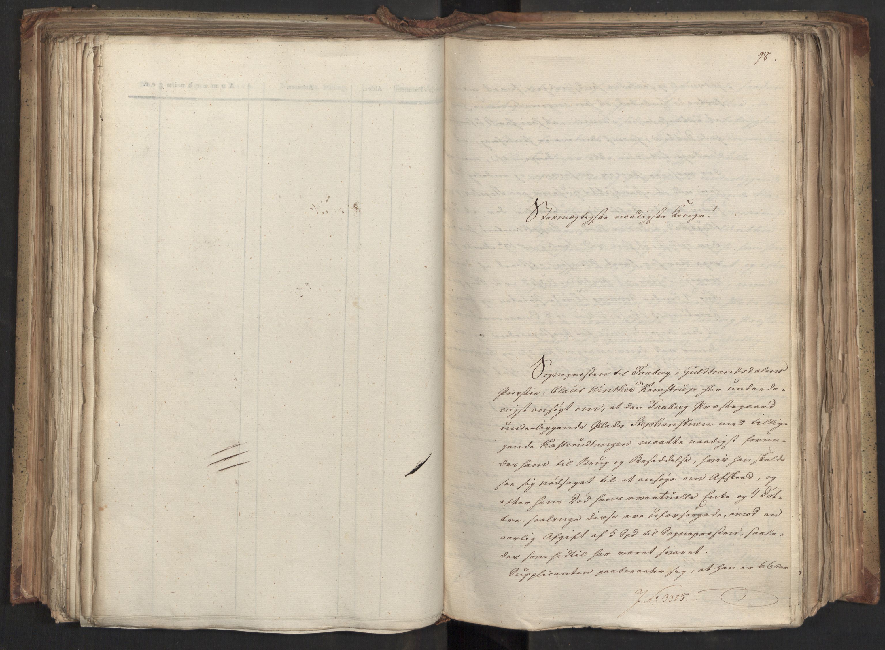 Statsrådsavdelingen i Stockholm, AV/RA-S-1003/D/Da/L0046: Regjeringsinnstillinger nr. 3308-3500, 1826, s. 220