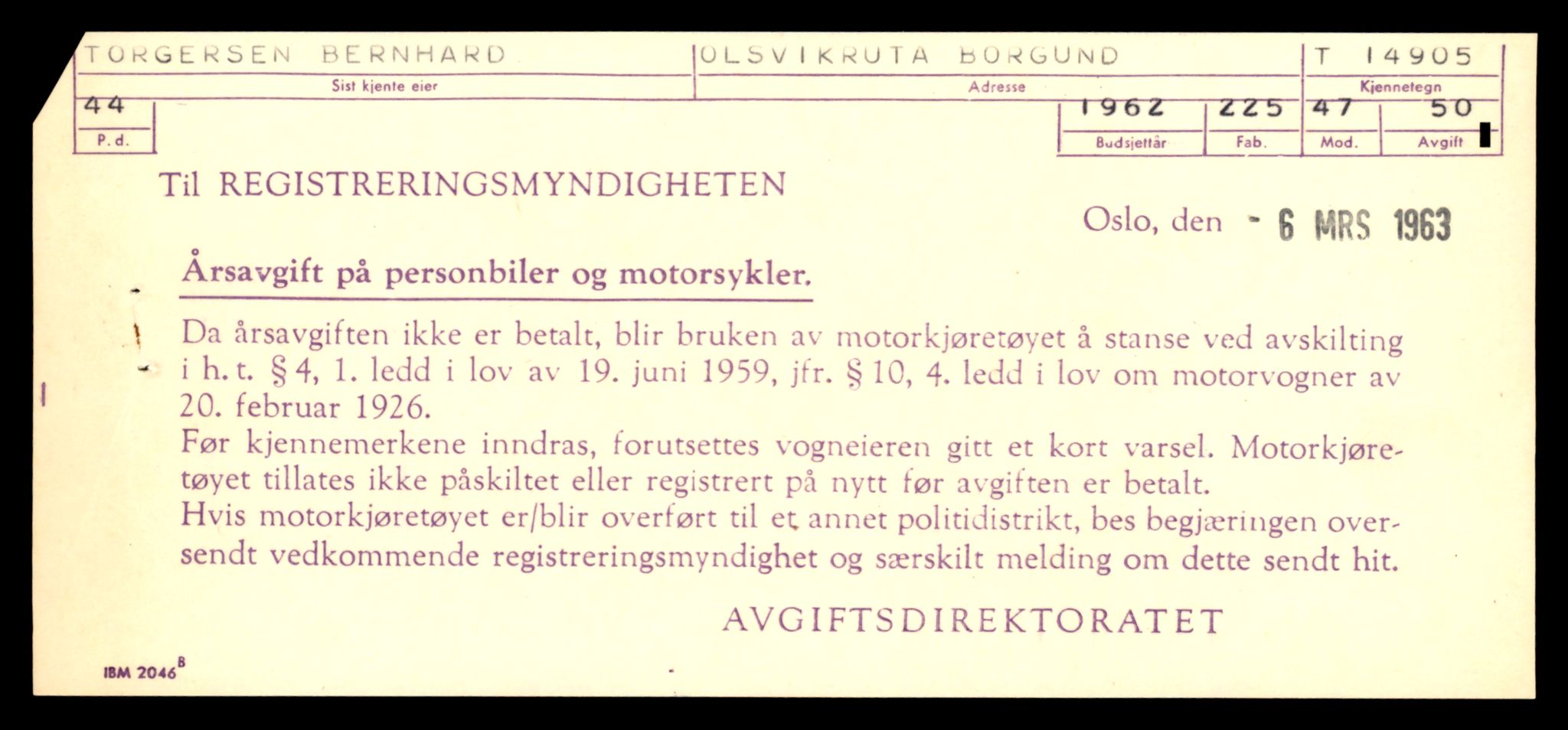 Møre og Romsdal vegkontor - Ålesund trafikkstasjon, AV/SAT-A-4099/F/Fe/L0049: Registreringskort for kjøretøy T 14864 - T 18613, 1927-1998, s. 945