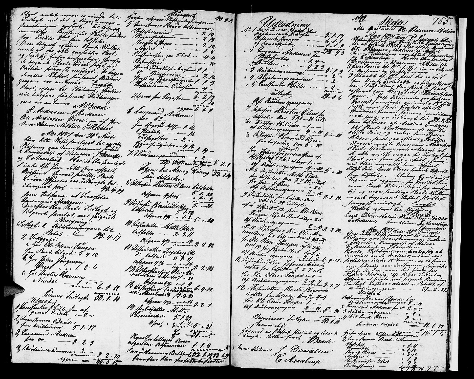 Indre Sogn tingrett, AV/SAB-A-3301/1/H/Ha/L0015b: Skifteprotokoll 15b, 1833-1837, s. 764b-765a