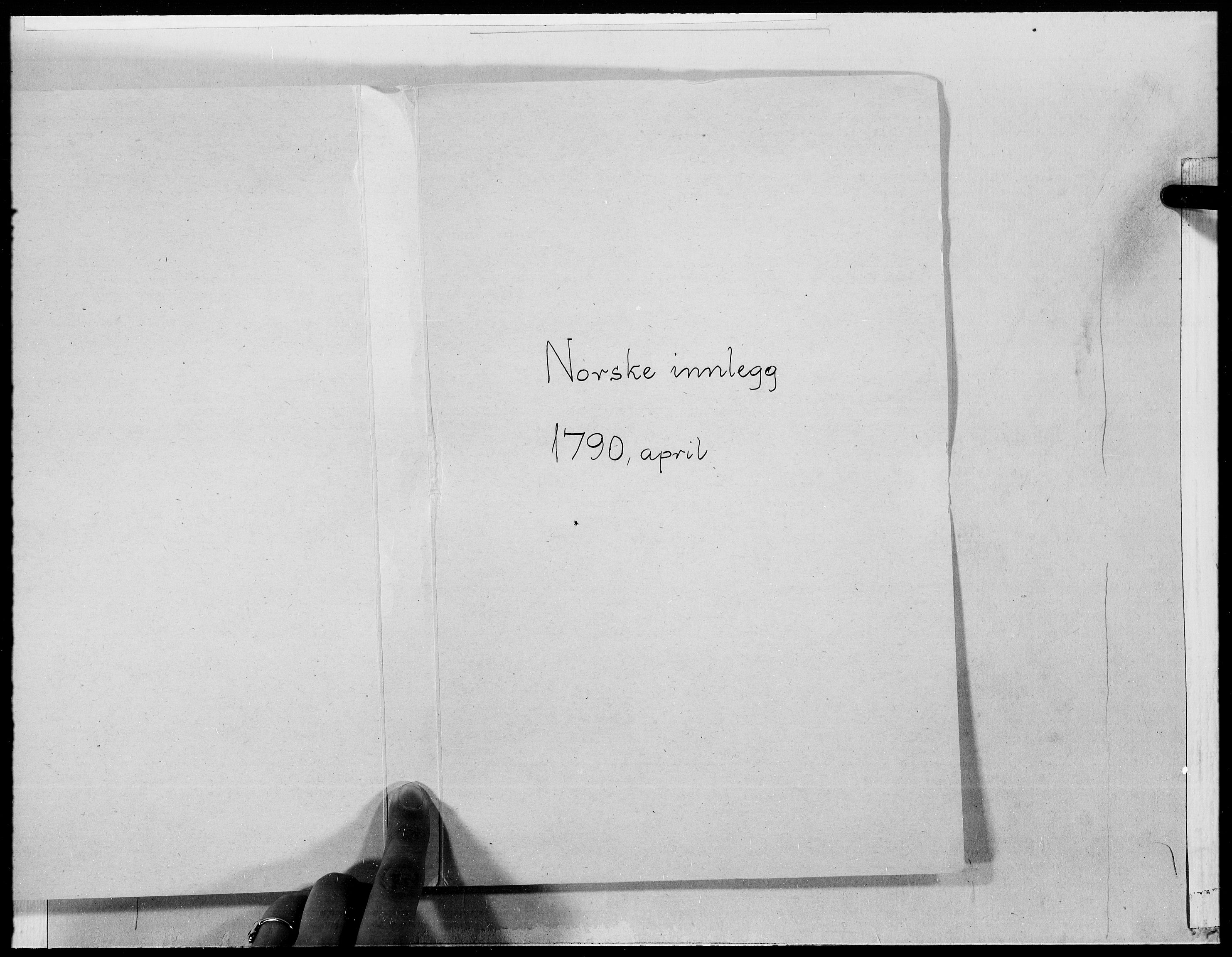 Danske Kanselli 1572-1799, AV/RA-EA-3023/F/Fc/Fcc/Fcca/L0280: Norske innlegg 1572-1799, 1790, s. 2