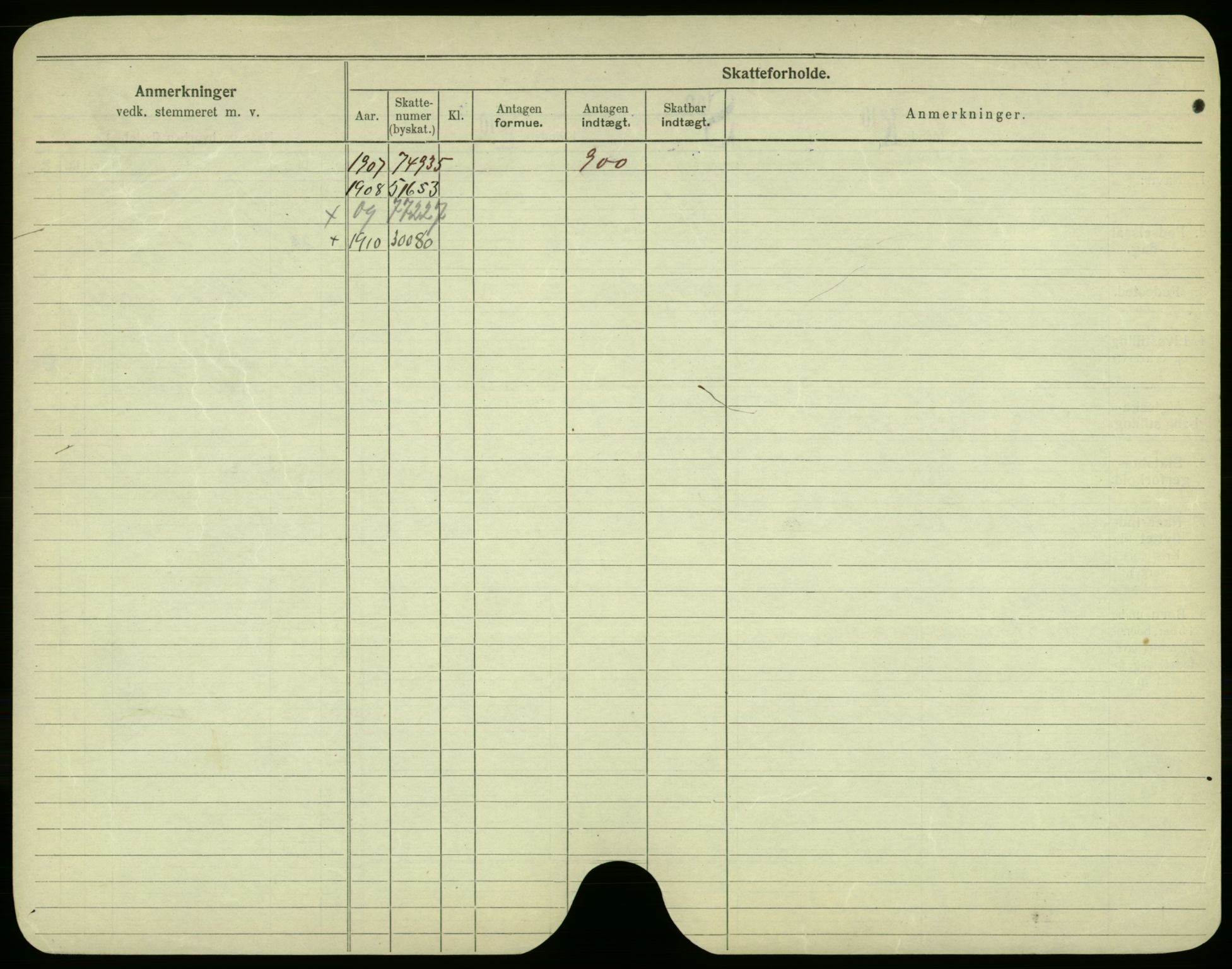 Oslo folkeregister, Registerkort, SAO/A-11715/F/Fa/Fac/L0002: Menn, 1906-1914, s. 1050b