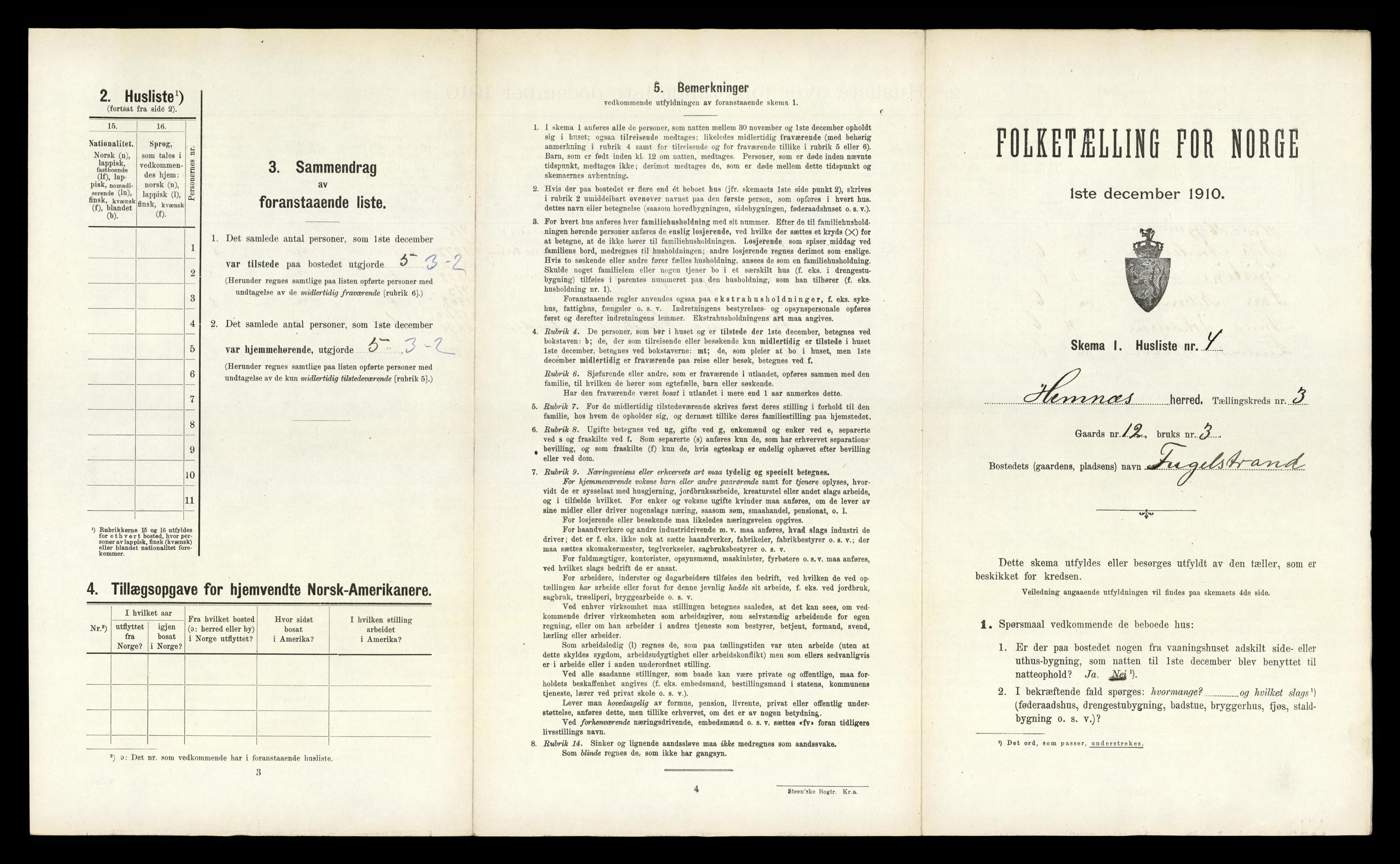 RA, Folketelling 1910 for 1832 Hemnes herred, 1910, s. 882