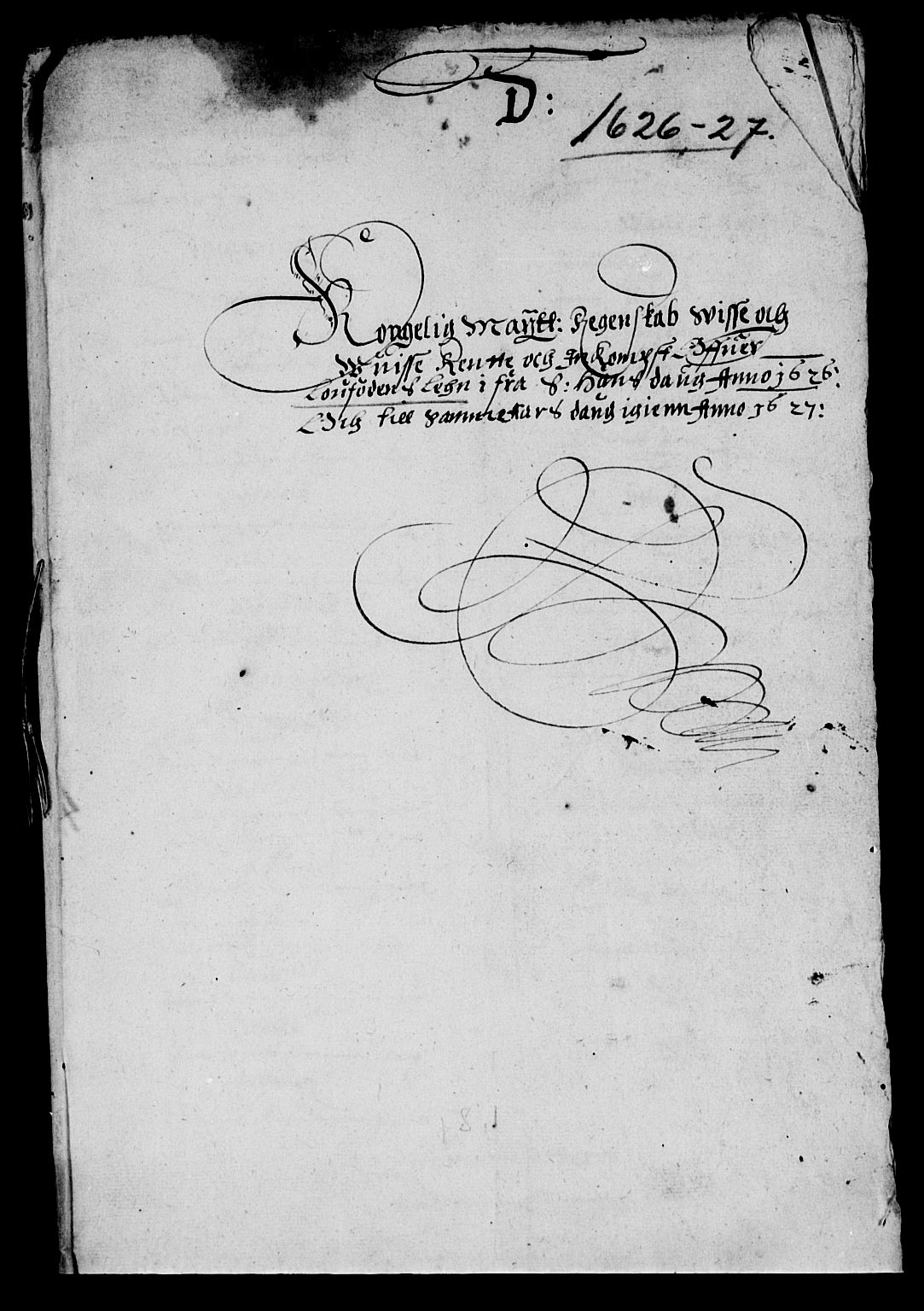 Rentekammeret inntil 1814, Reviderte regnskaper, Lensregnskaper, RA/EA-5023/R/Rb/Rbz/L0018: Nordlandenes len, 1626-1628