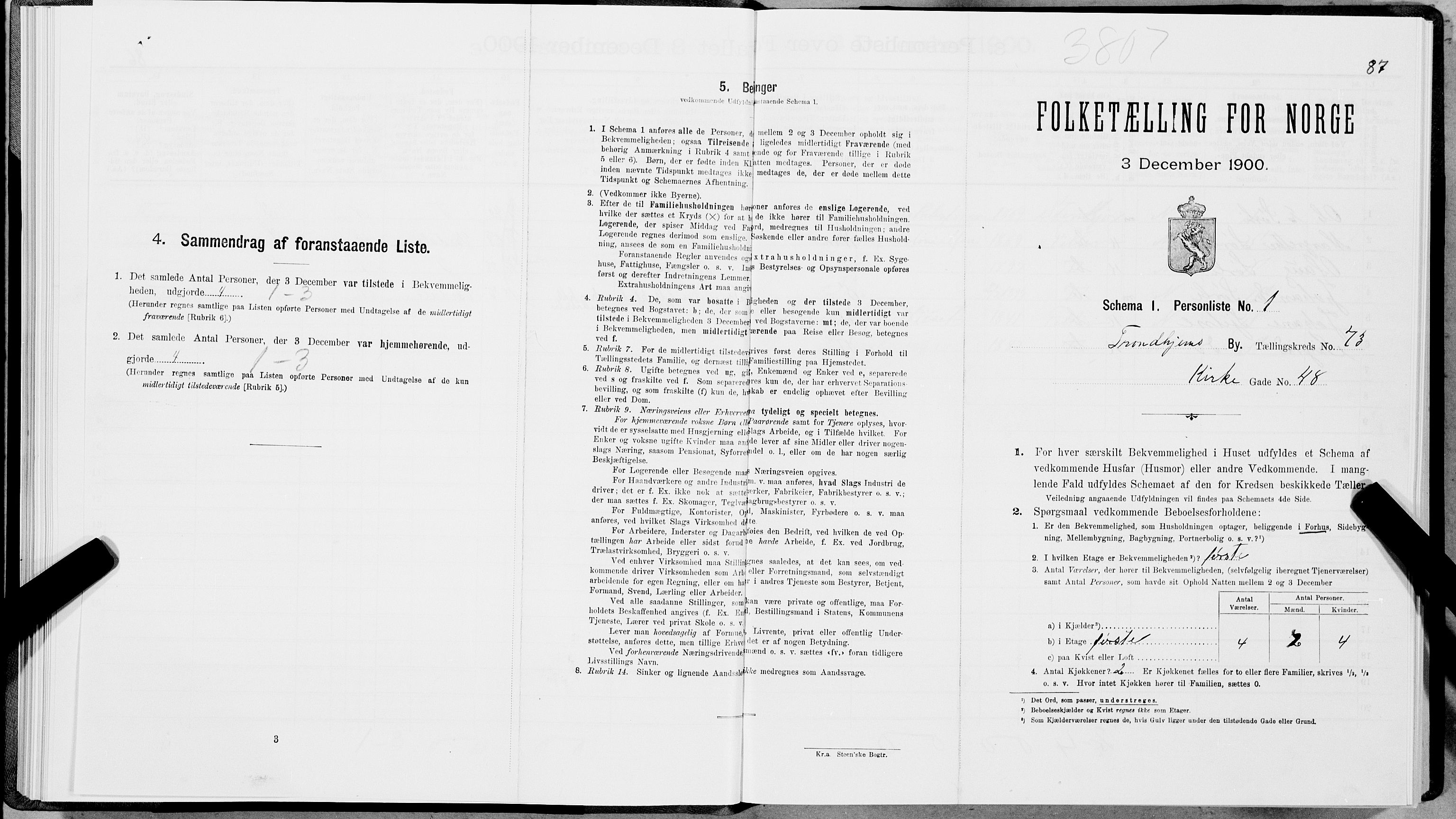 SAT, Folketelling 1900 for 1601 Trondheim kjøpstad, 1900, s. 14139