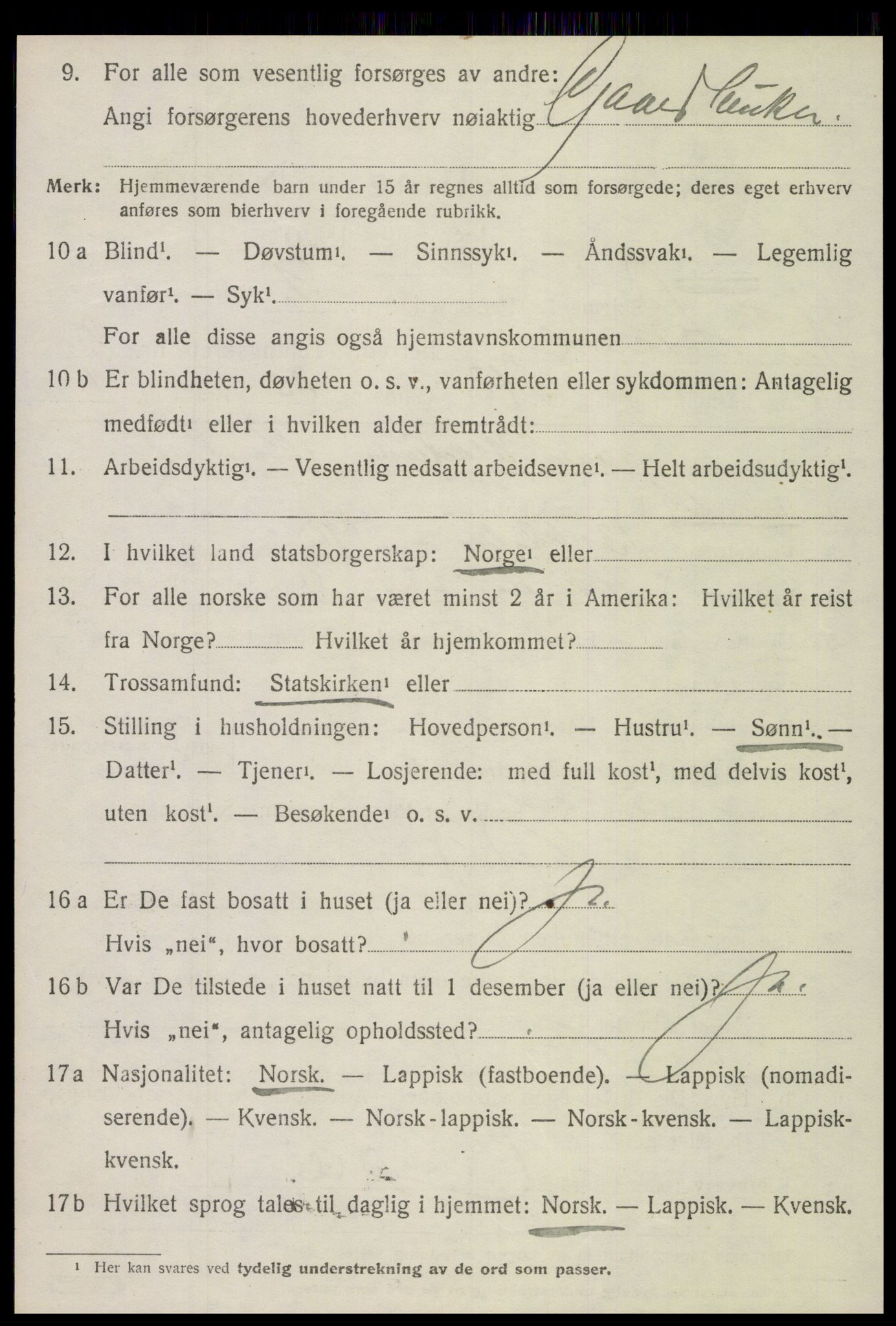 SAT, Folketelling 1920 for 1718 Leksvik herred, 1920, s. 2583