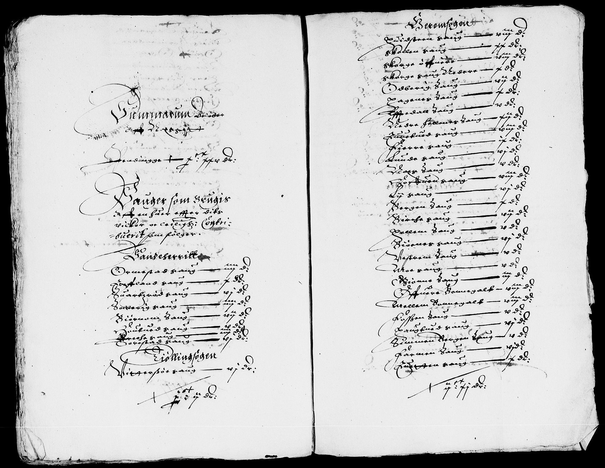 Rentekammeret inntil 1814, Reviderte regnskaper, Lensregnskaper, AV/RA-EA-5023/R/Rb/Rbl/L0009: Brunla len, 1643-1647