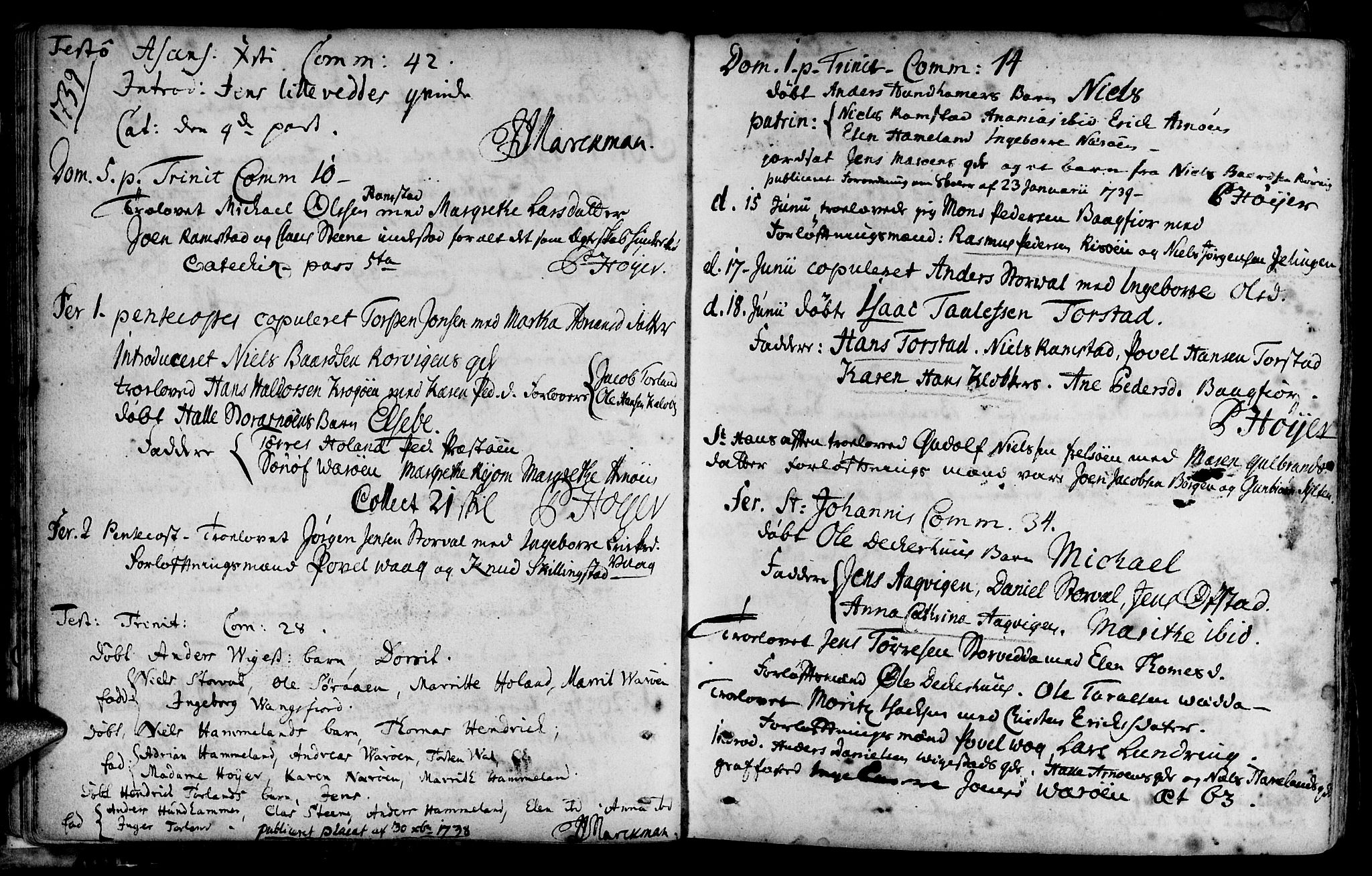 Ministerialprotokoller, klokkerbøker og fødselsregistre - Nord-Trøndelag, AV/SAT-A-1458/784/L0665: Ministerialbok nr. 784A01, 1730-1785
